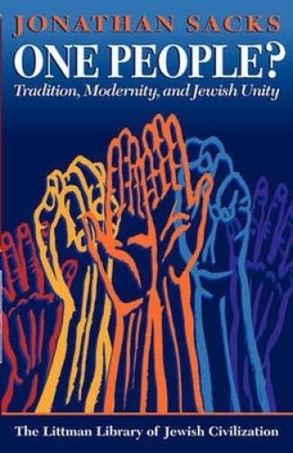One People: Tradition, Modernity and Jewish Unity (Littman Library of Je – GOOD