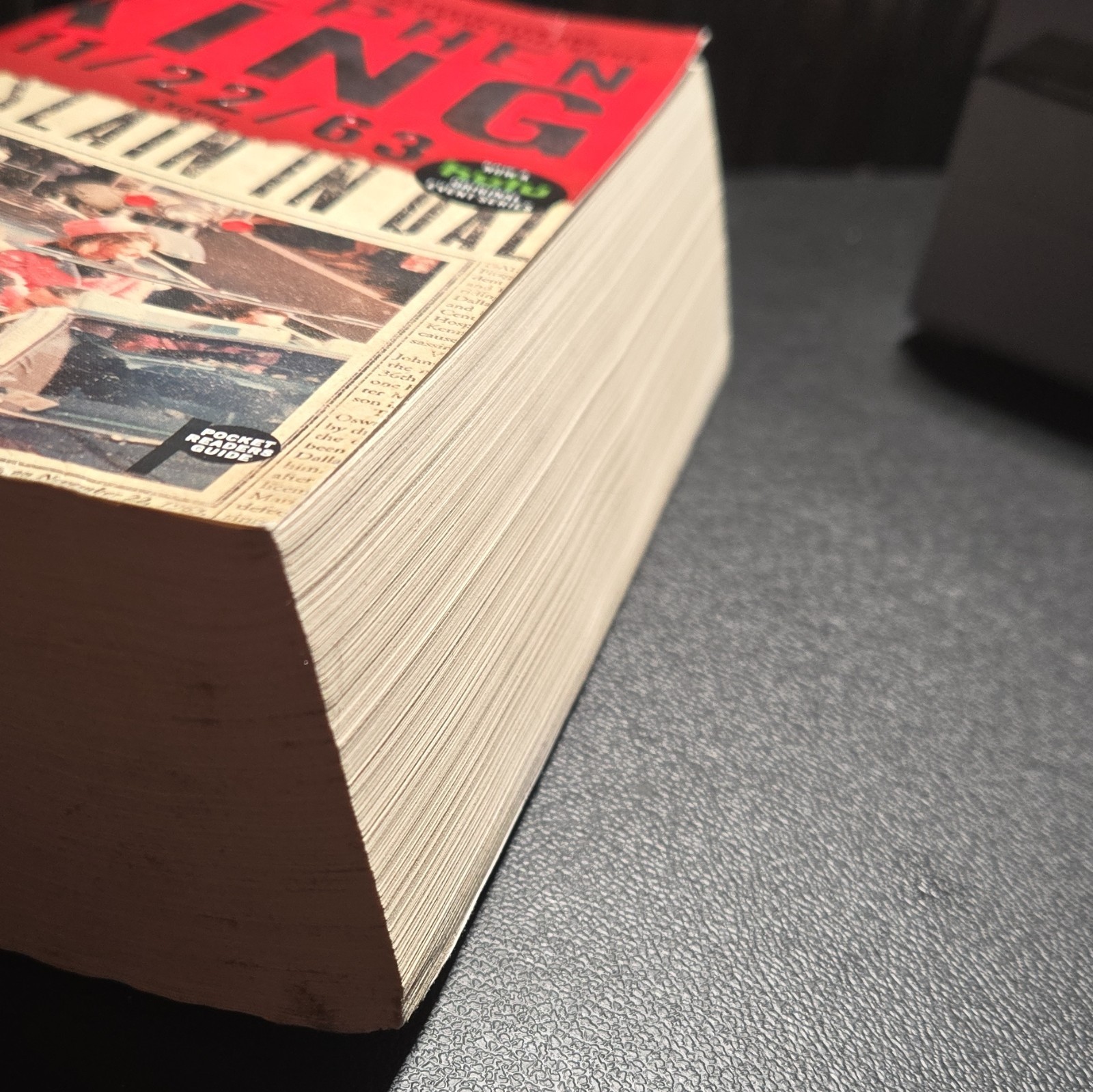 Stephen King 11/22/63 Time Travel Novel US-Tall Rack Paperback 2016