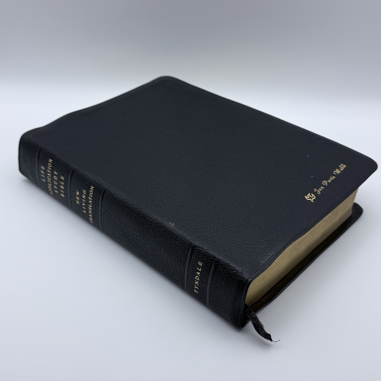 LIFE APPLICATION STUDY BIBLE NEW LIVING TRANSLATION NLT Leather Cover Tyndale