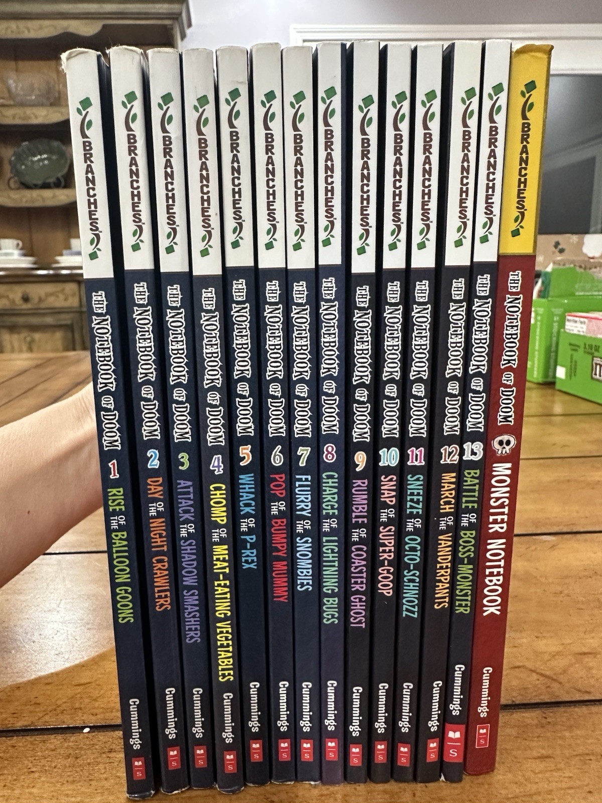 The Notebook of Doom Books 1-13 + Bonus book Troy Cummings Paperbacks EUC