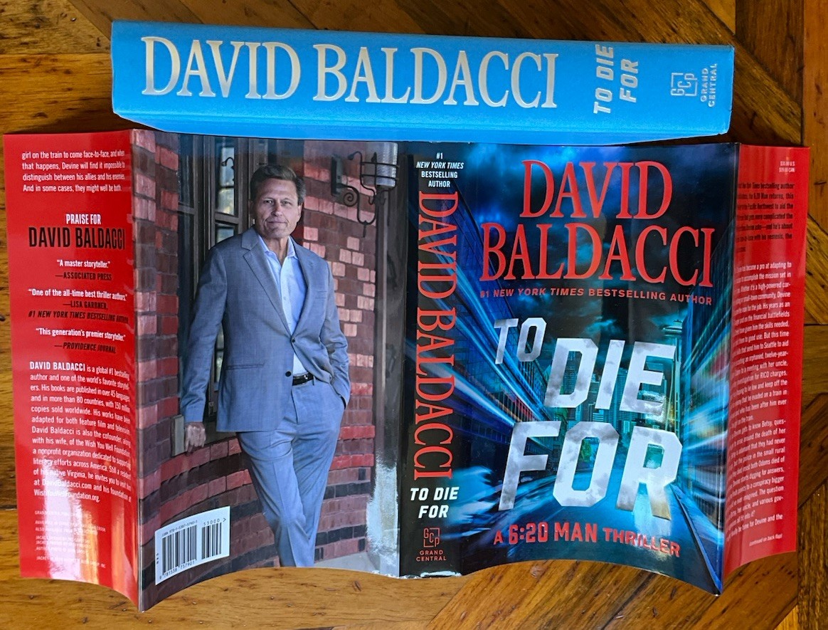 David Baldacci- To Die For -Signed 1st/1st 2024 HC/DJ Unread