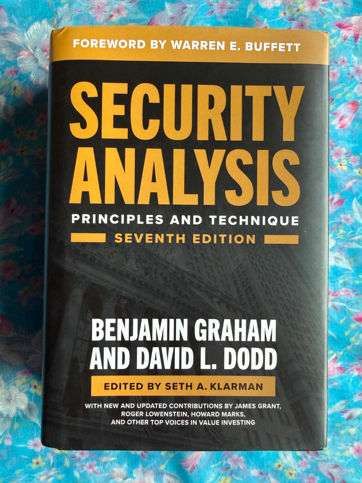 Security Analysis 7th Edition by Benjamin Graham HC DJ 2023