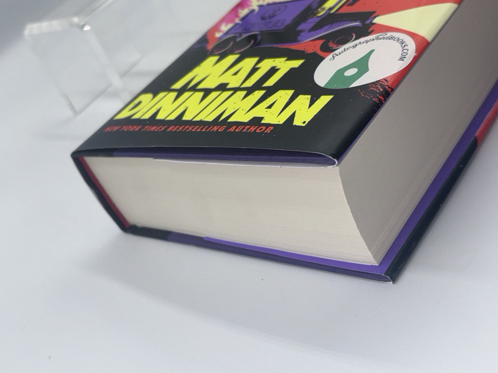 MATT DINNIMAN SIGNED AUTOGRAPHED PARADE OF HORRIBLES 1ST ED 1ST PRINT BOOK HC 1