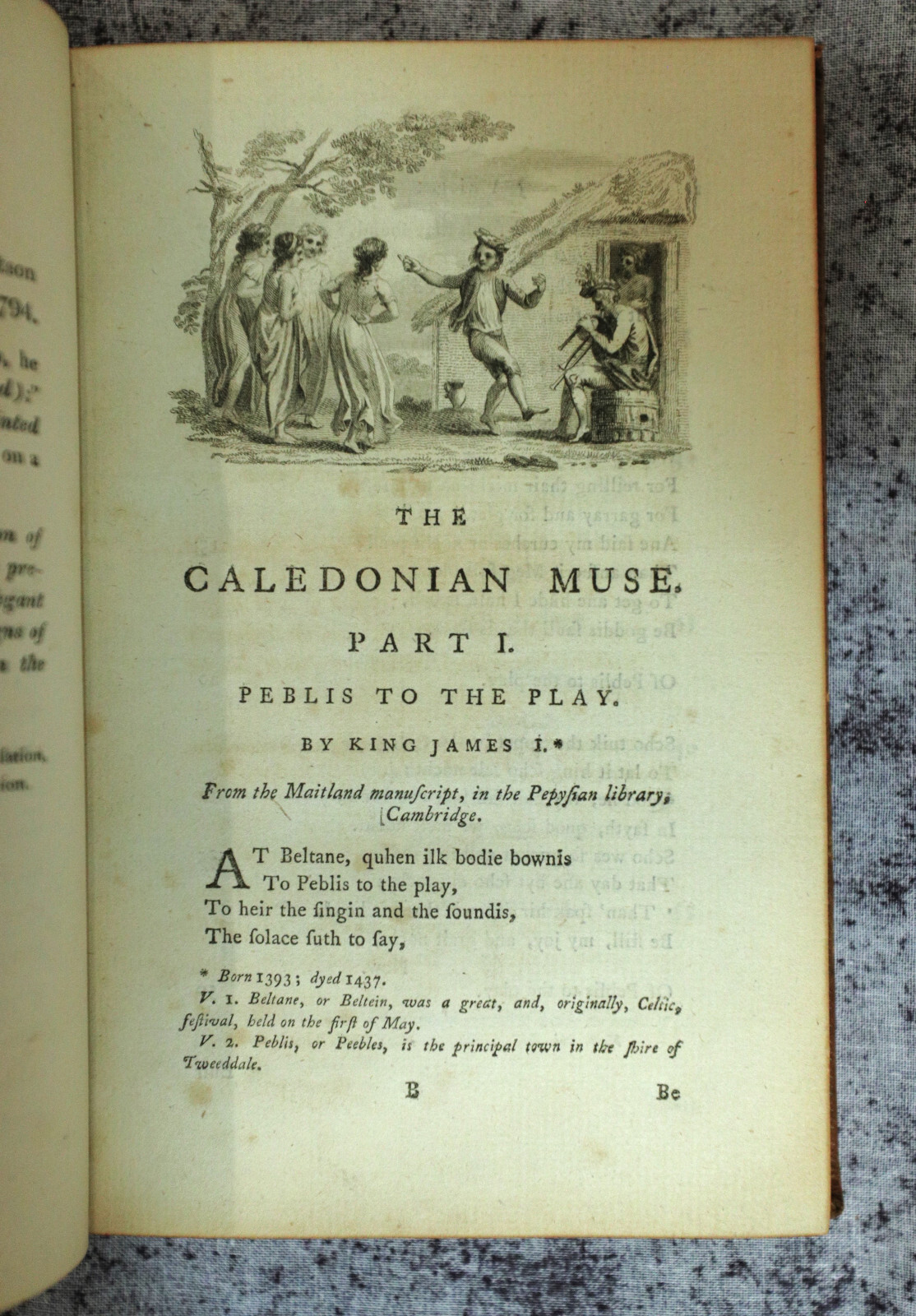 [Sh12] Fine Binding signed Hayday 1821, Caledonian Muse Scottish Poetry J Ritson
