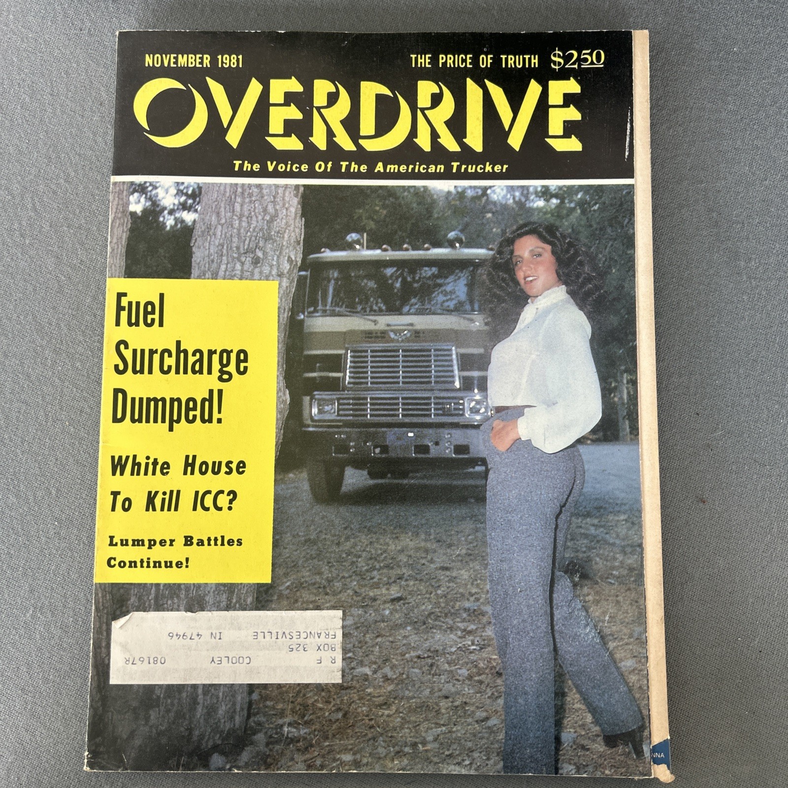 OVERDRIVE Magazine November 1981 VOICE OF THE AMERICAN TRUCKER 127 pages