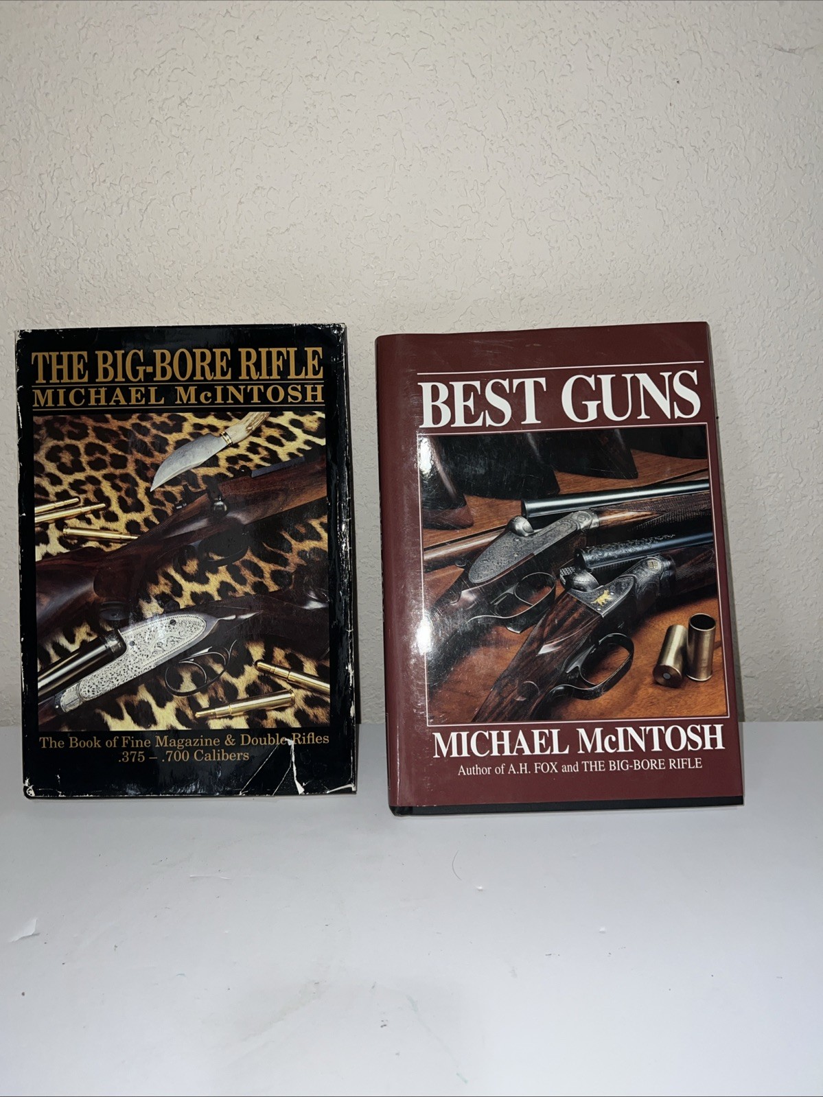The Big-Bore Rifle & Best Guns by Michael McIntosh Hardcover Rifle Shotgun Books