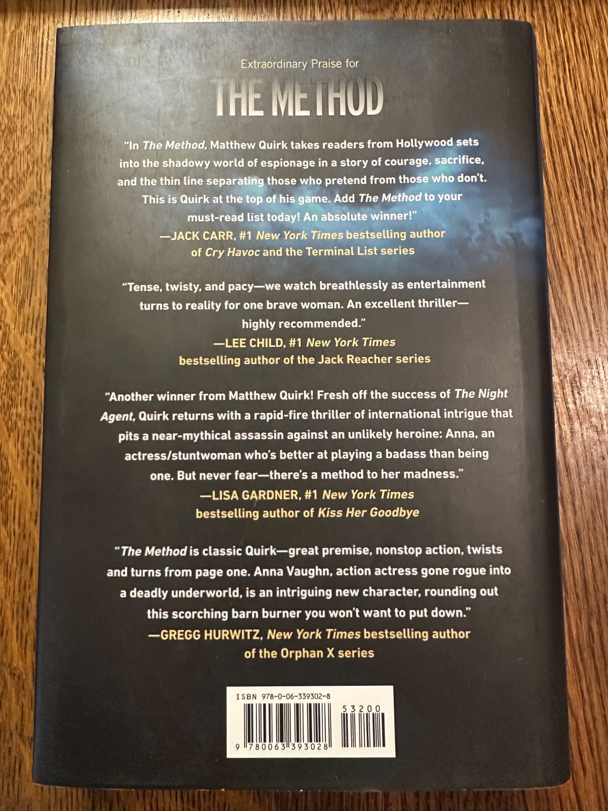 BRAND NEW The Method: A Thriller by Matthew Quirk (2026, Hardcover) SUSPENSE