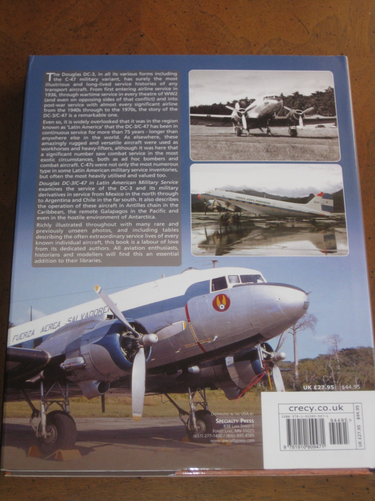 DOUGLAS DC-3/C-47 IN LATIN AMERICAN MILITARY SERVICE by Dan Hagedorn (2021) NEW!