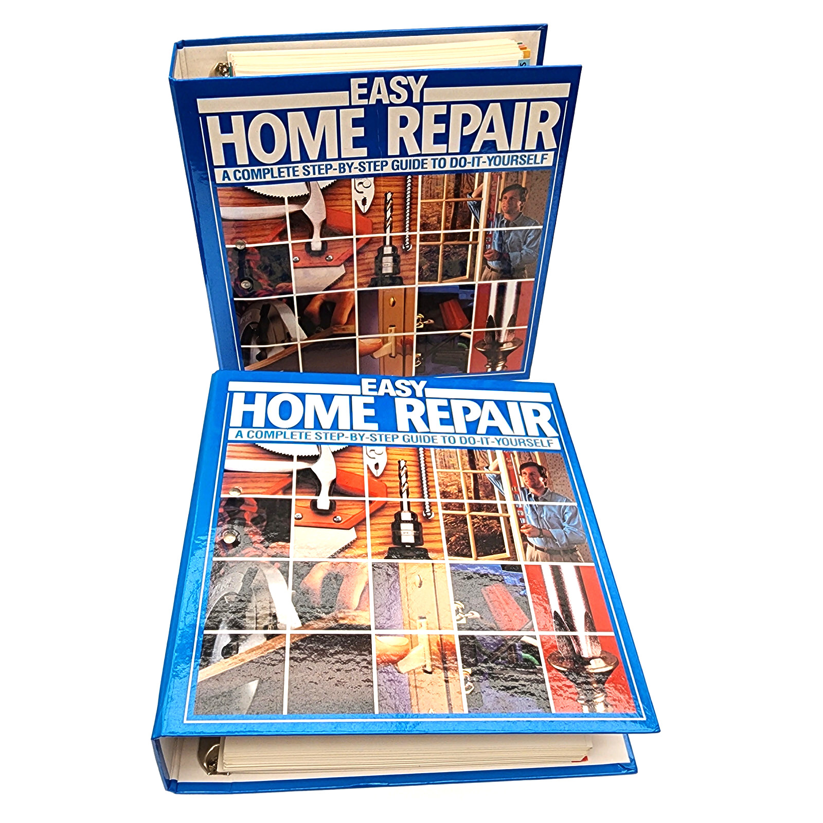 Lot 2 – Easy Home Repair Binders A Complete Step-By-Step Guide to Do-It-Yourself