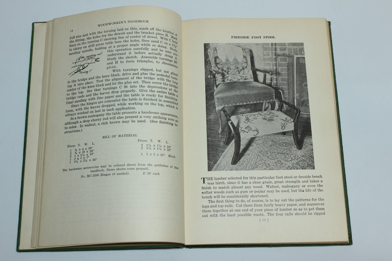 Woodworker’s Handbook : A Practical Power Tool Manual (1932) Walker-Turner Co.