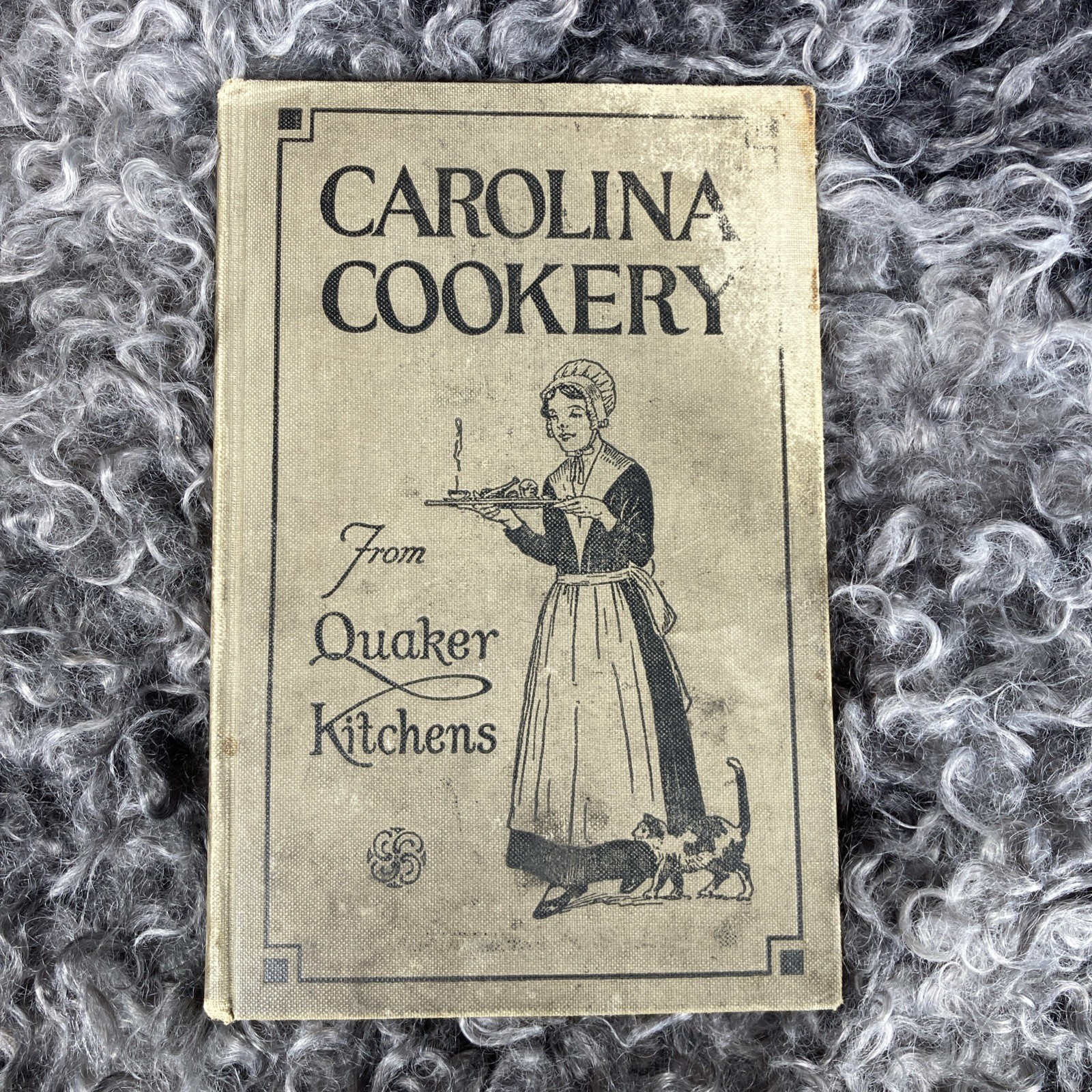 1924 Carolina Cookery from Quaker Kitchens, Inscription, collectors