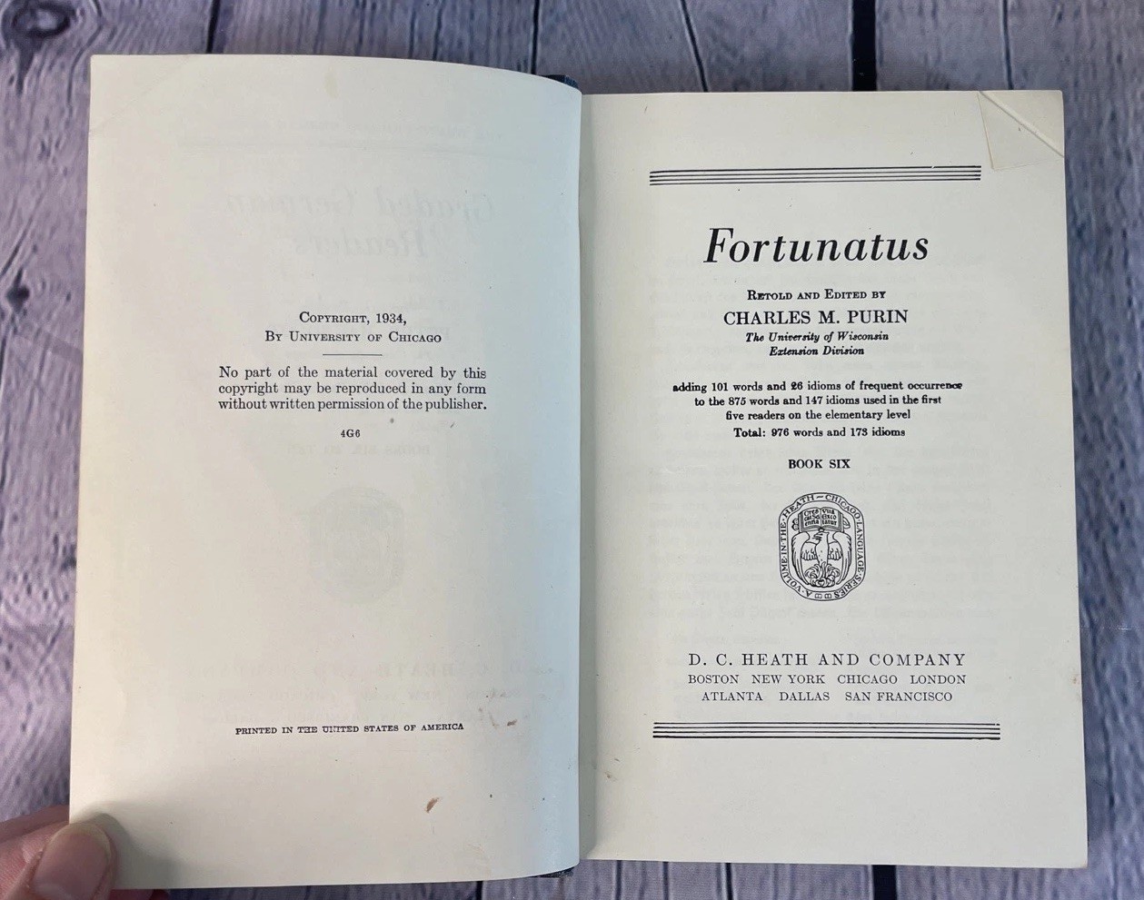 Graded German Readers Book One – Five (1933) & Book Six – Ten (1934)