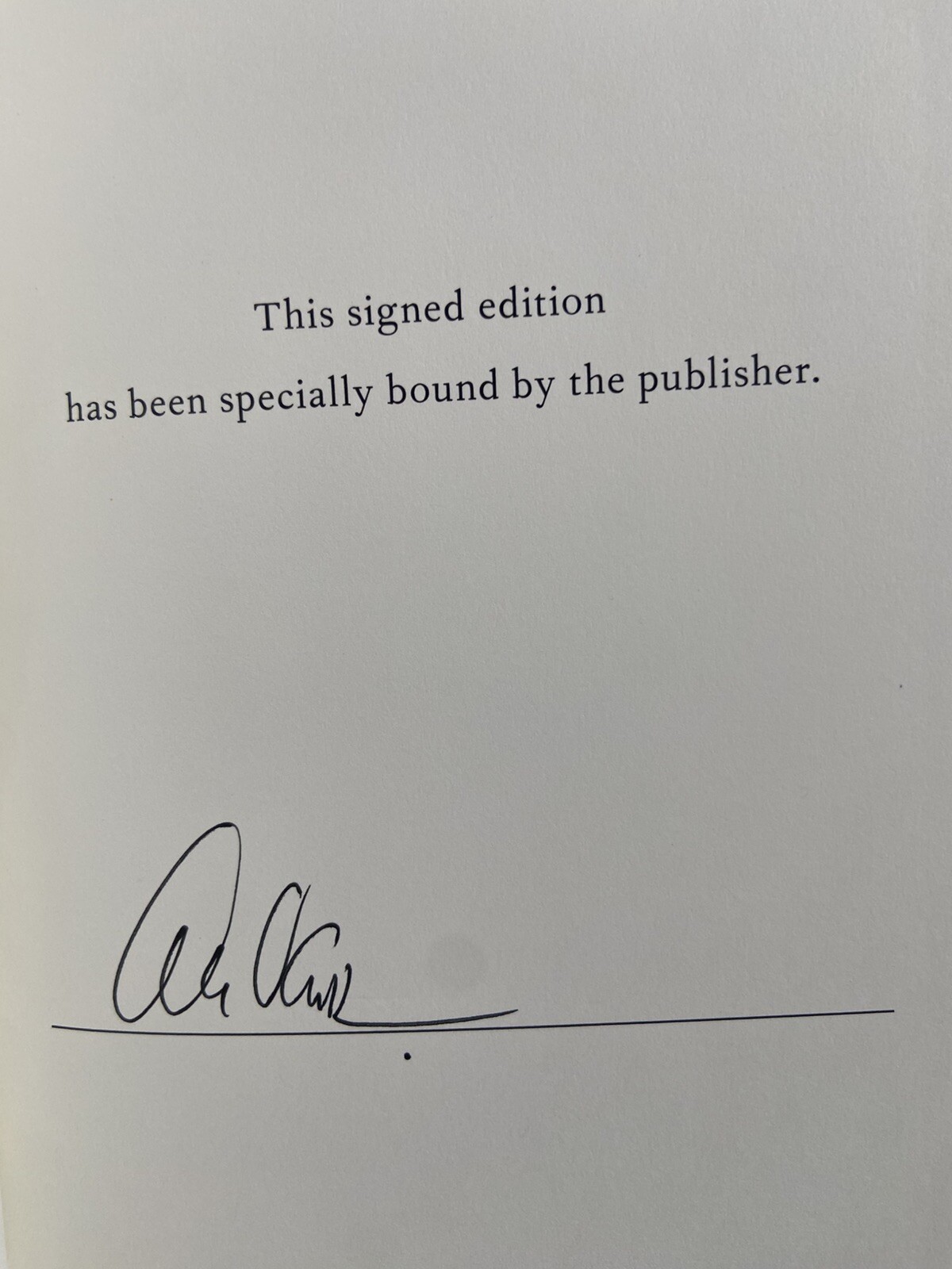 Alex Van Halen SIGNED BOOK Brothers FIRST EDITION Hardcover Autographed