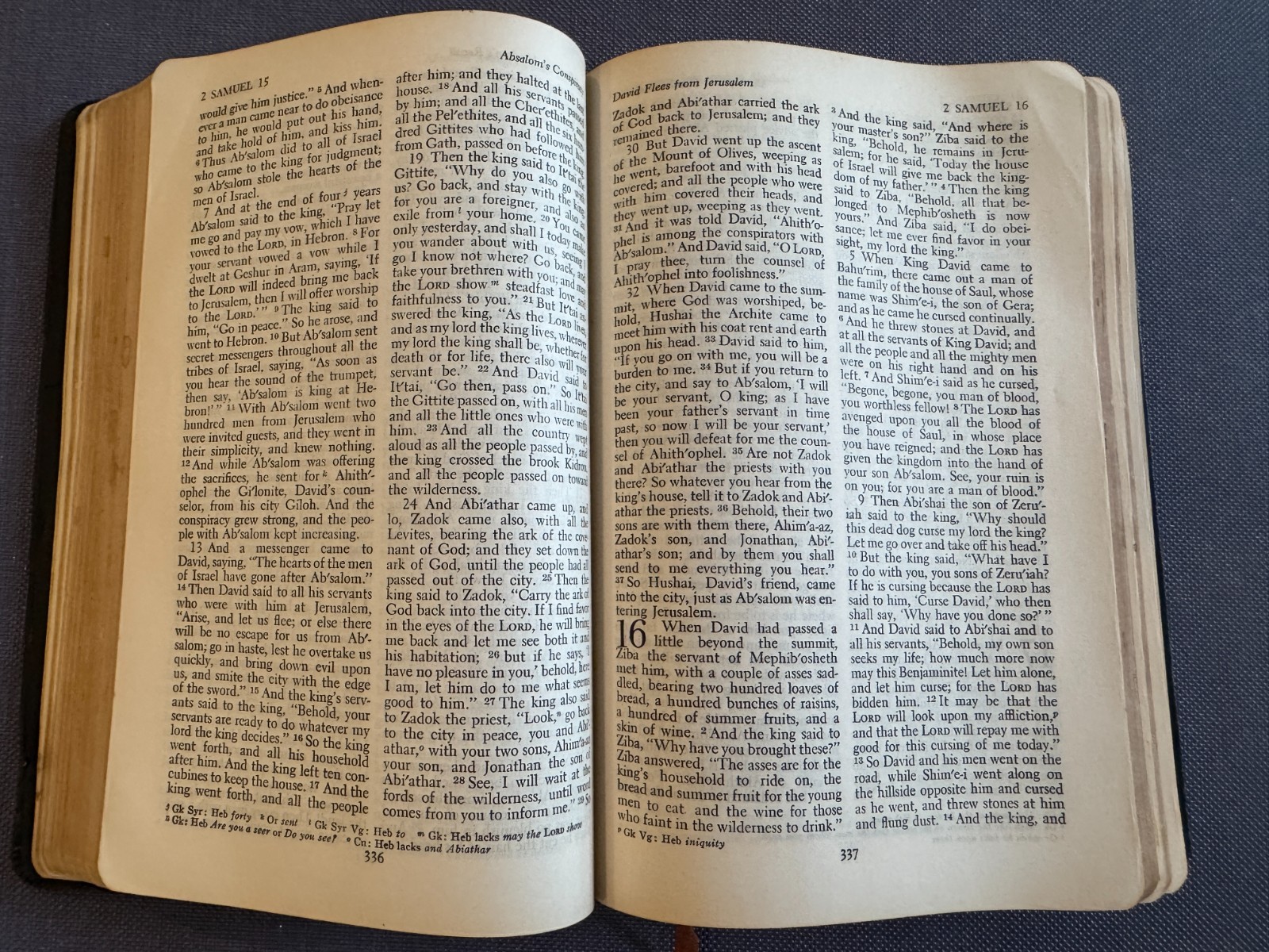 Holy Bible Red Letter Ed. Revised Standard Version Black Leather Nelson 1952
