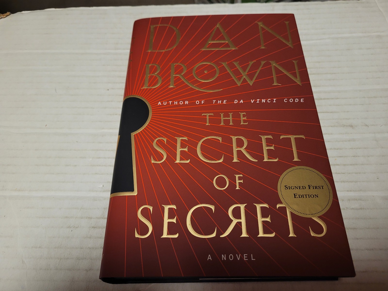 Secret of Secrets : A Novel by Dan Brown (2025, Hardcover) SIGNED 1st/1st