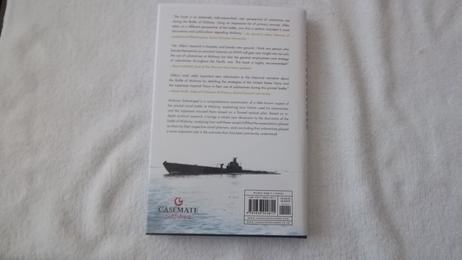 Midway Submerged by Mark W. Allen First Edtion 2023 Hardcover Brand New