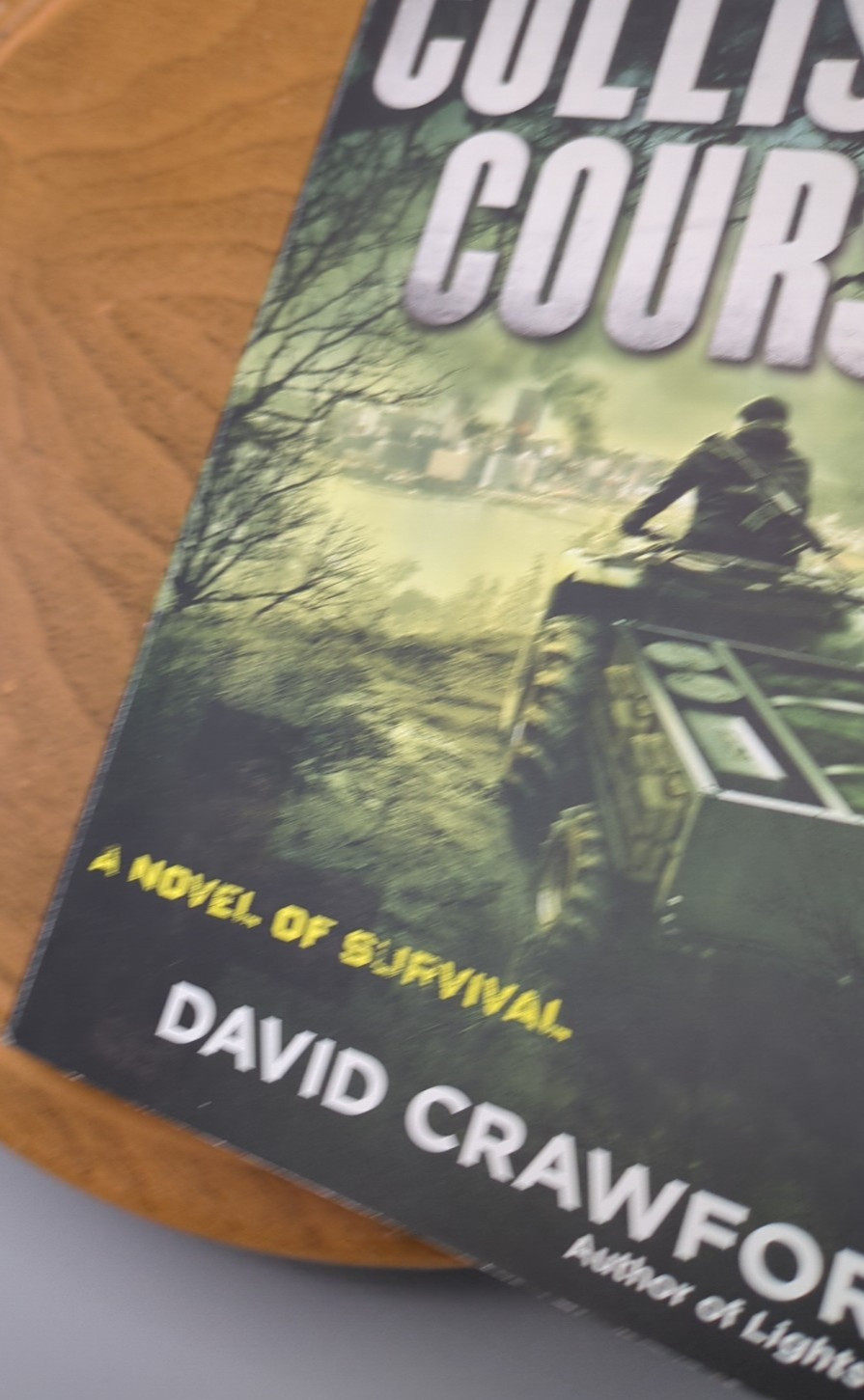 Lot of 2 – Lights Out – Collision Course – by David Crawford – Two Paperpacks