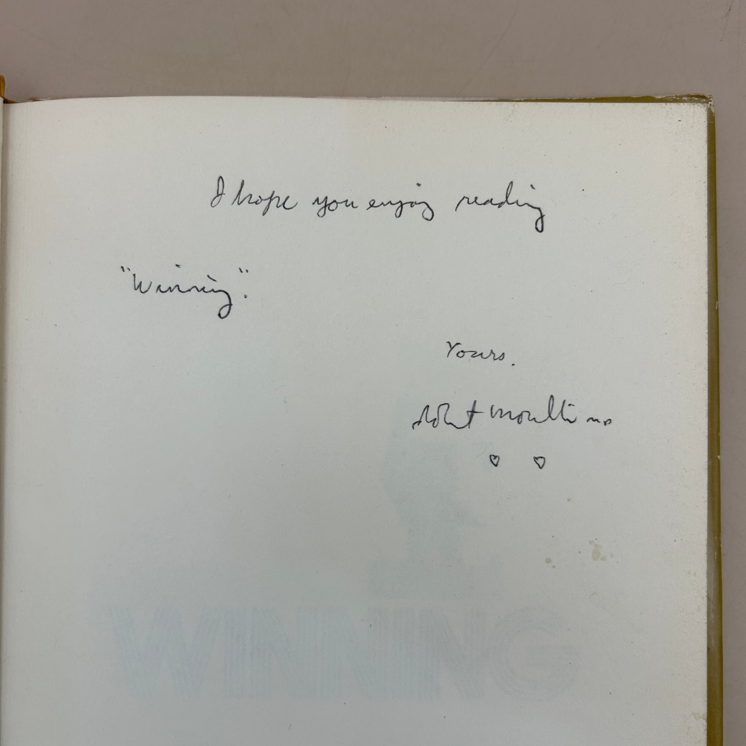 Winning Robert M. Morelli 1977 Signed First Edition Self-Help Sherbourne Press