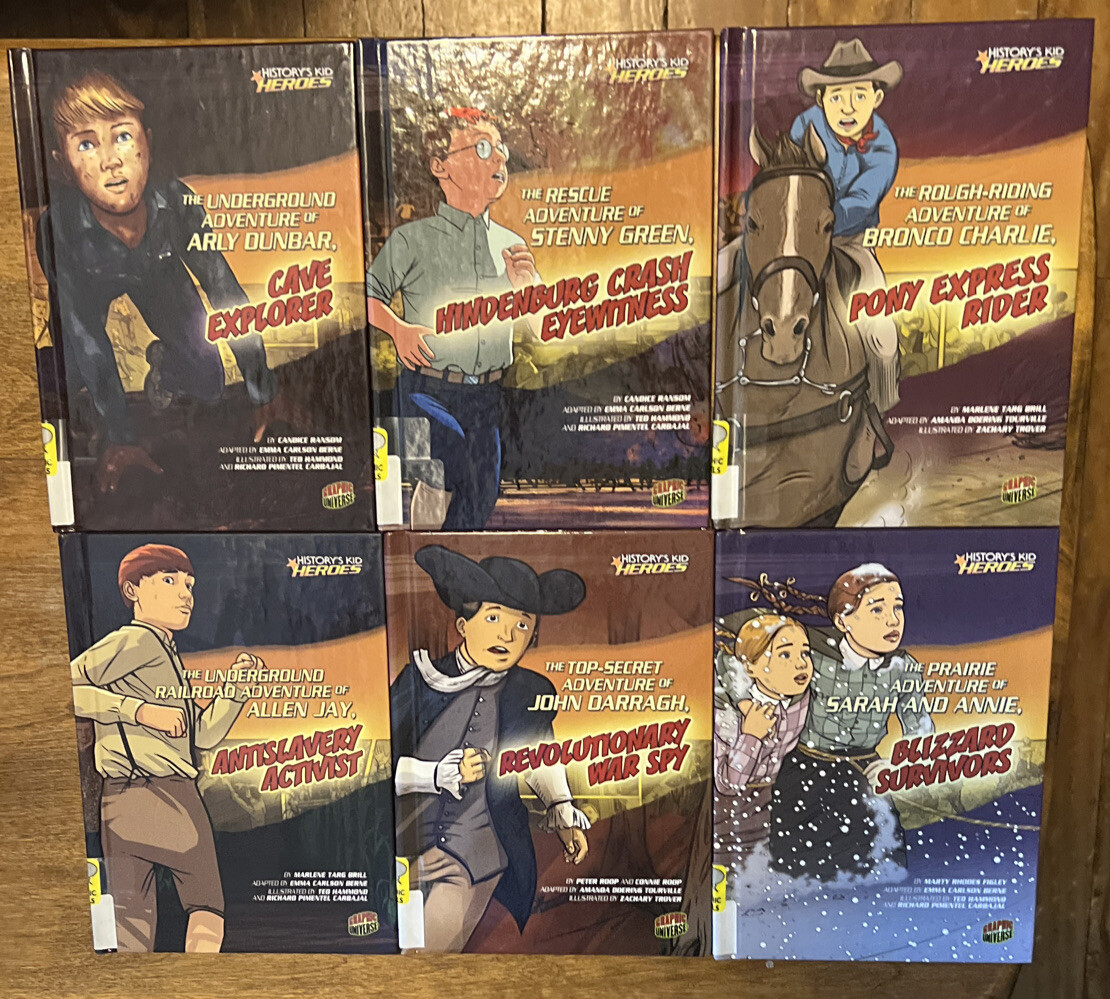 6 Volume Set: History’s Kid Heroes Ser.: The Underground Railroad +++