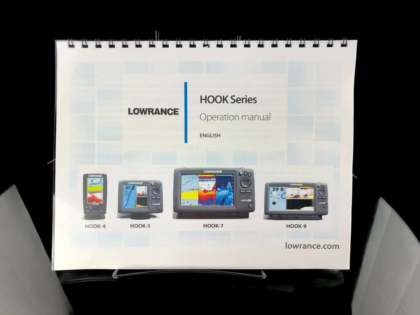 Lowrance HOOK-4 HOOK-5 HOOK-7 HOOK-9 Sonar Manual Instructions