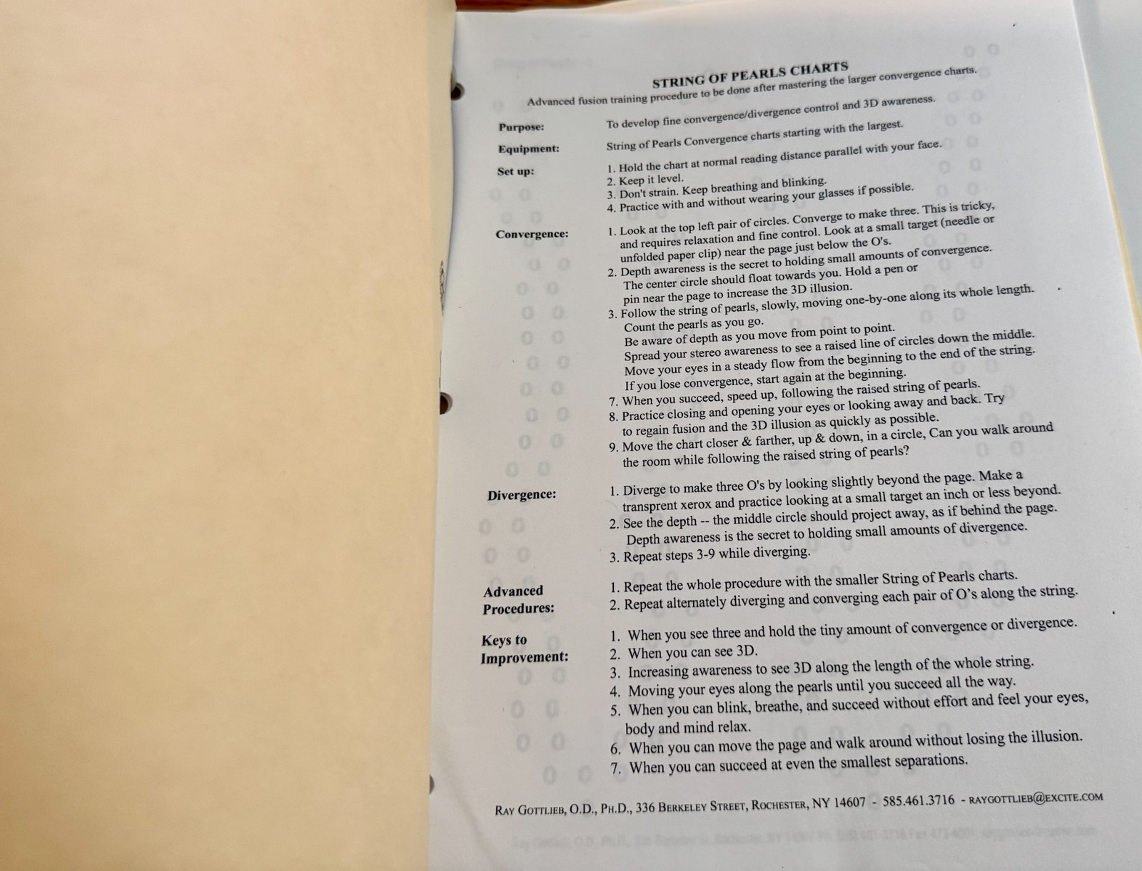 Restoring Vision Naturally * 2014 Binder 150 + pages * Natural Health