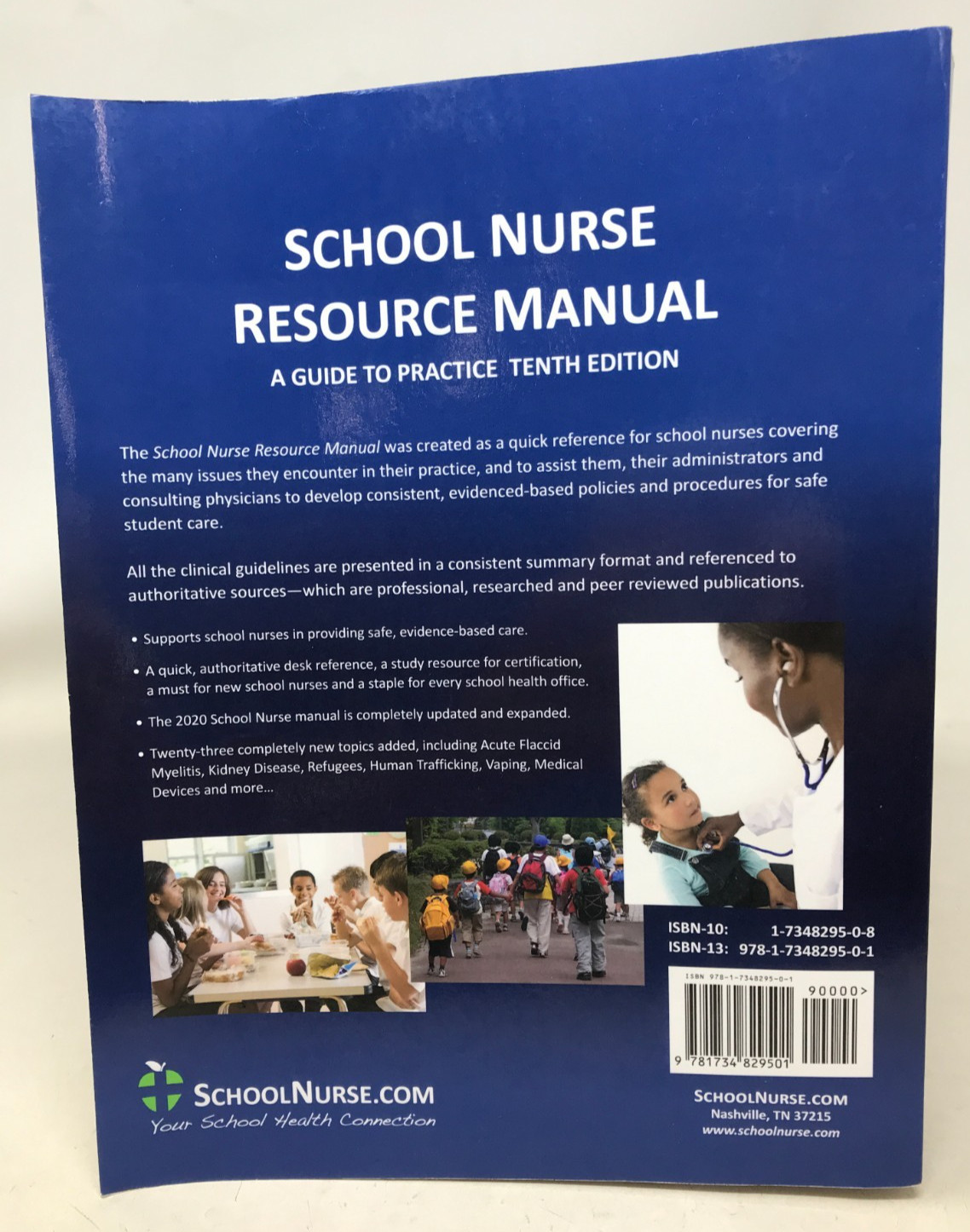 School Nurse Resource Manual, V. Taliaferro (ed), C. Resha (ed), 2020, E-102