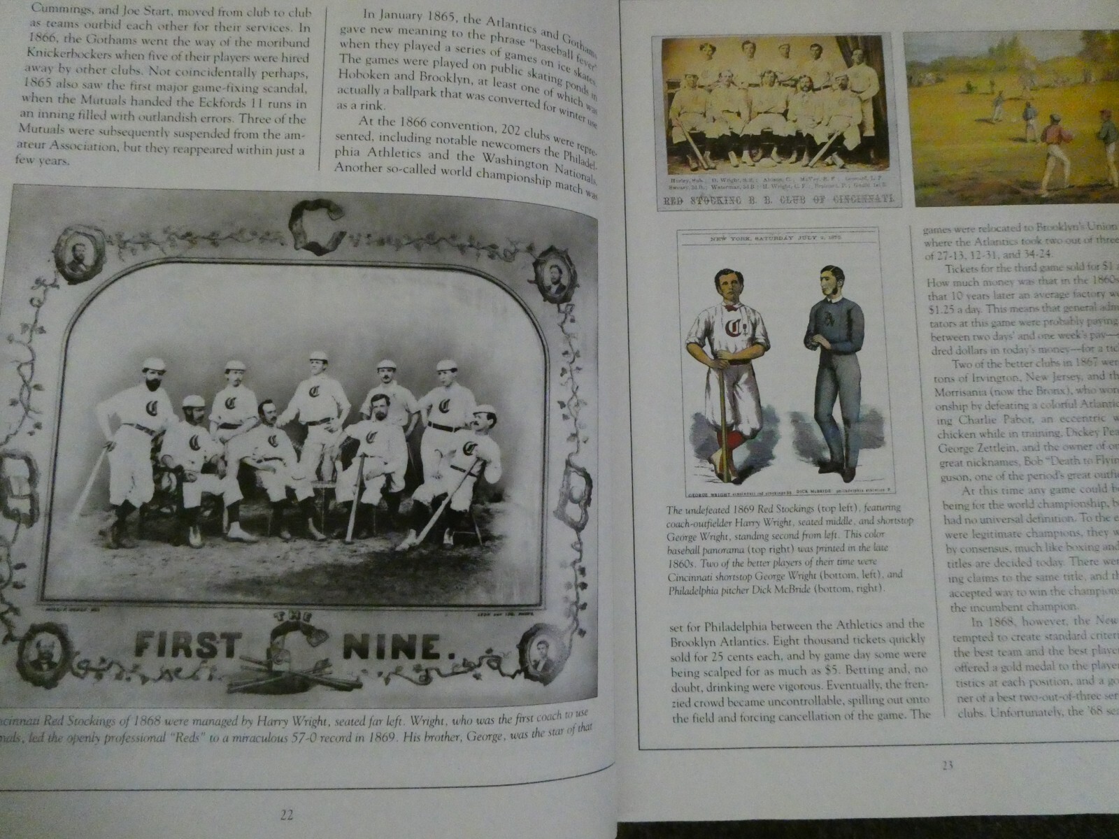 BASEBALL MORE THAN 150 YEARS H/C ILLUSTRATED 1ST EDITION PUB 1997 582 PAGES