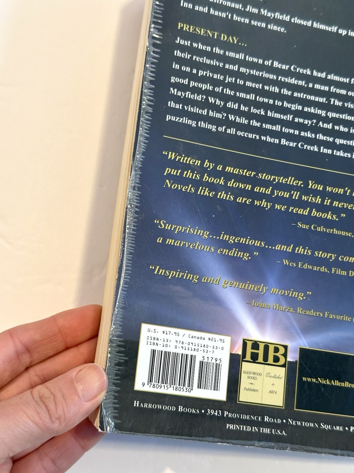 Signed – The Astronaut from Bear Creek 2015 first printing signed by Nick Brown