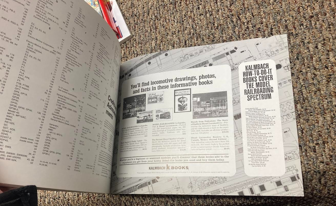 Model Railroader Cyclopedia Volume 2 – Diesel Locomotives TPB 1986 3rd Prt