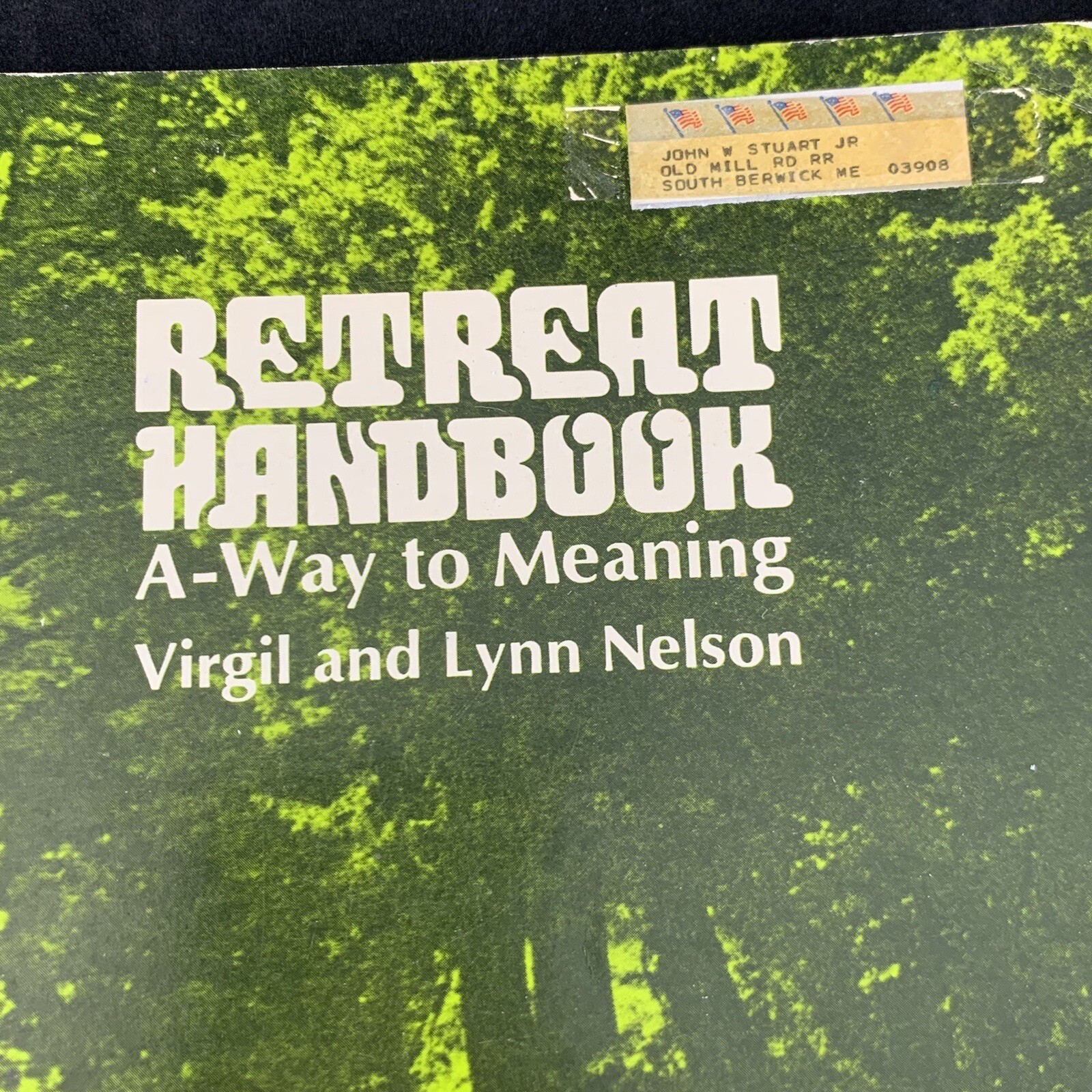 Retreat Handbook Paperback Lynn, & Virgil Nelson 1977 Judson Press 70s Religious
