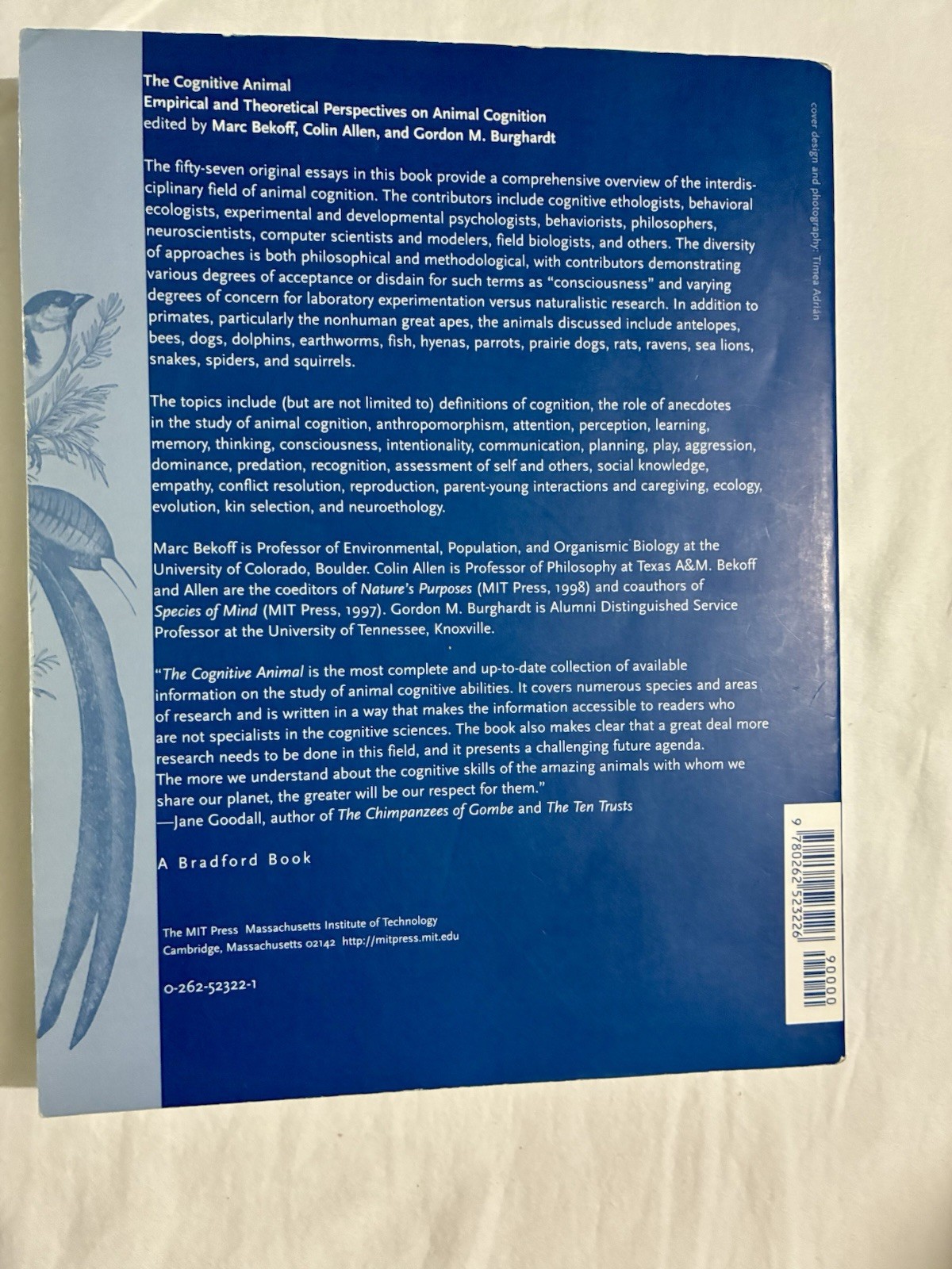 Cognitive Animal : Empirical and Theoretical Perspectives on Animal Cognition by