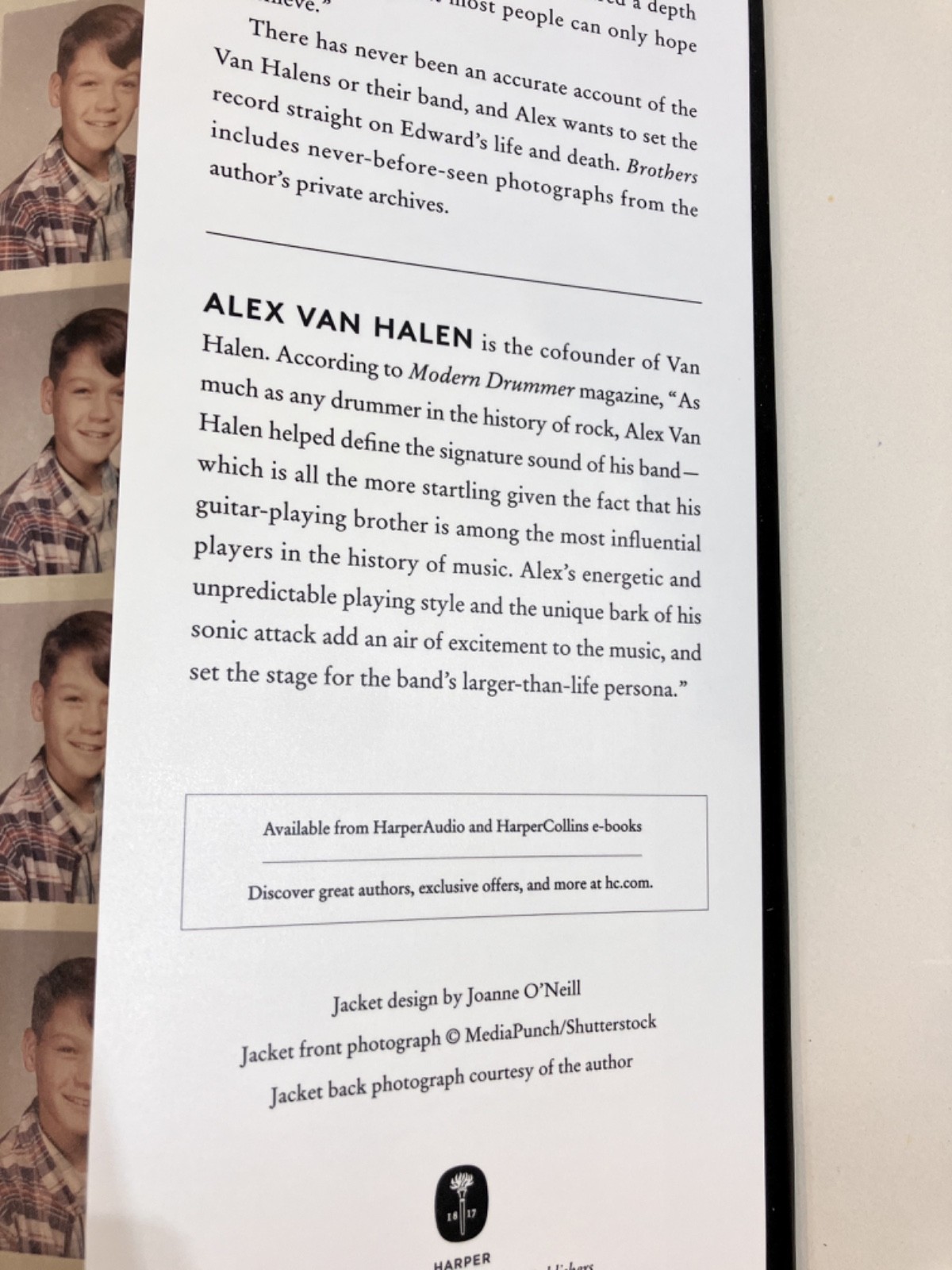 Brothers by Alex Van Halen Hardcover Book 2024 Memoir Eddie Van Halen Rock Music