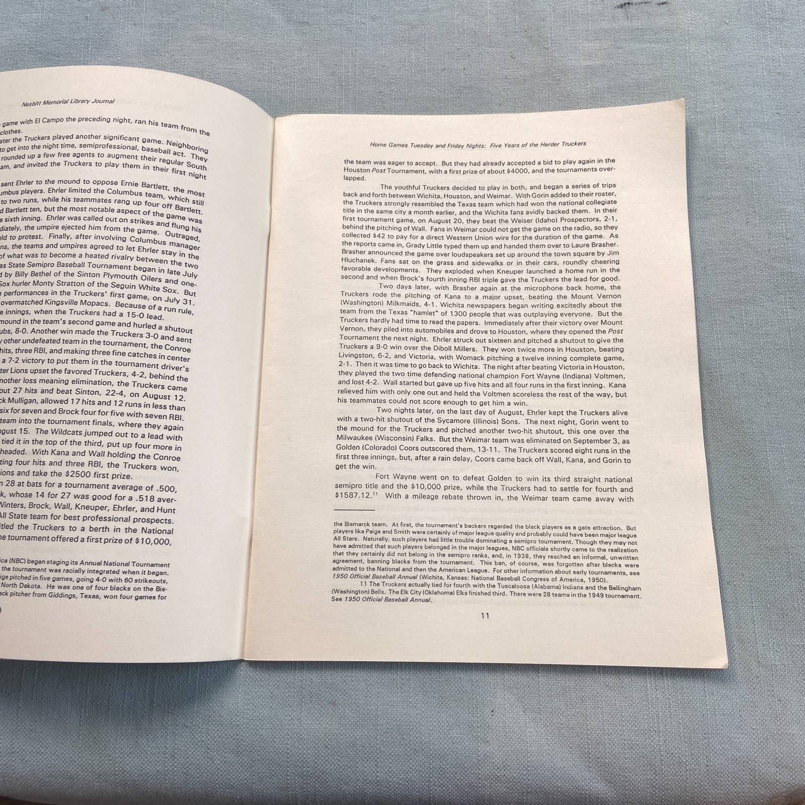 Nesbitt Memorial Library Journal Colorado County History 1992 V 2 #1 Murray Wall