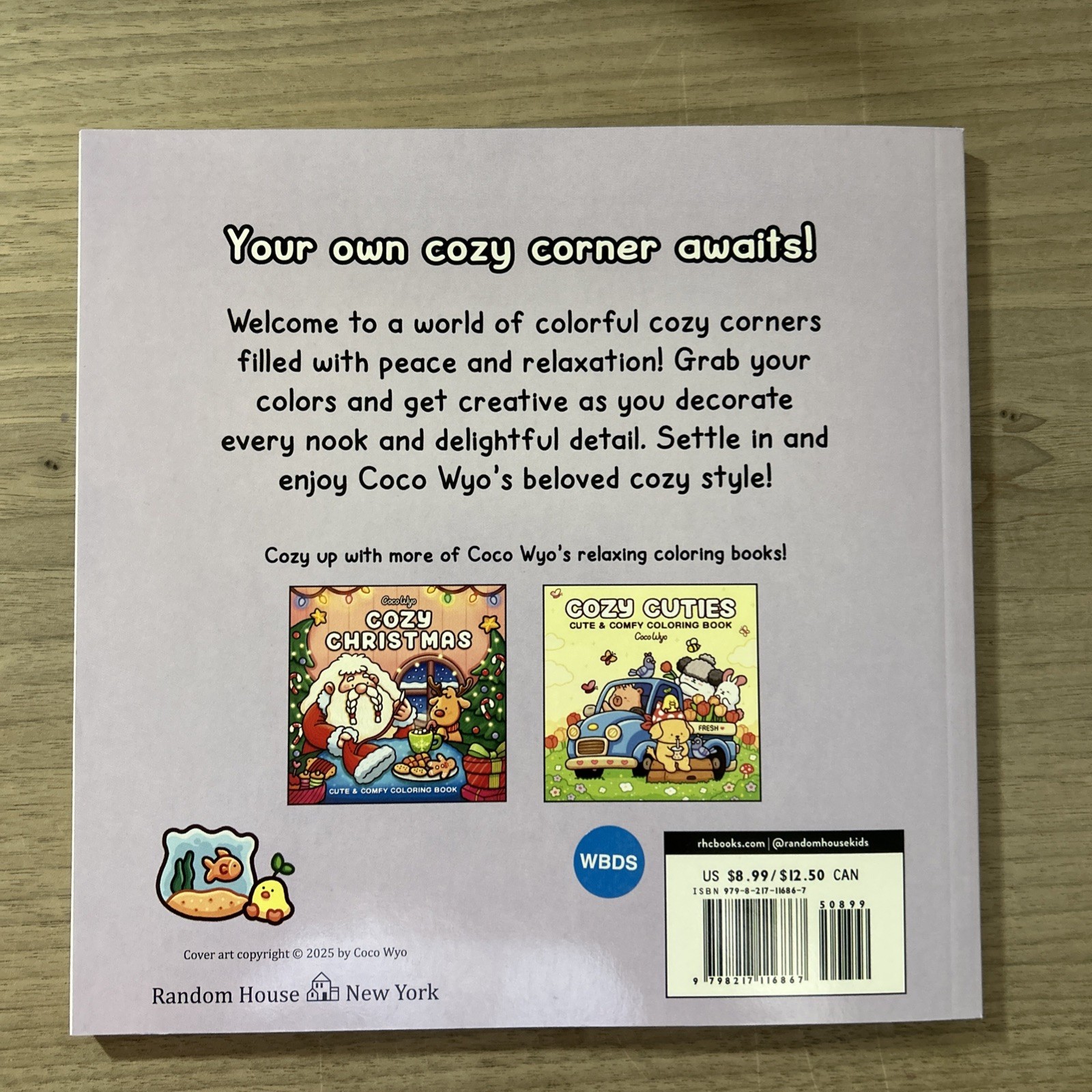 Coco Wyo Cozy Corner (2025, Paperback) Cozy Spaces Coloring Book Never Used