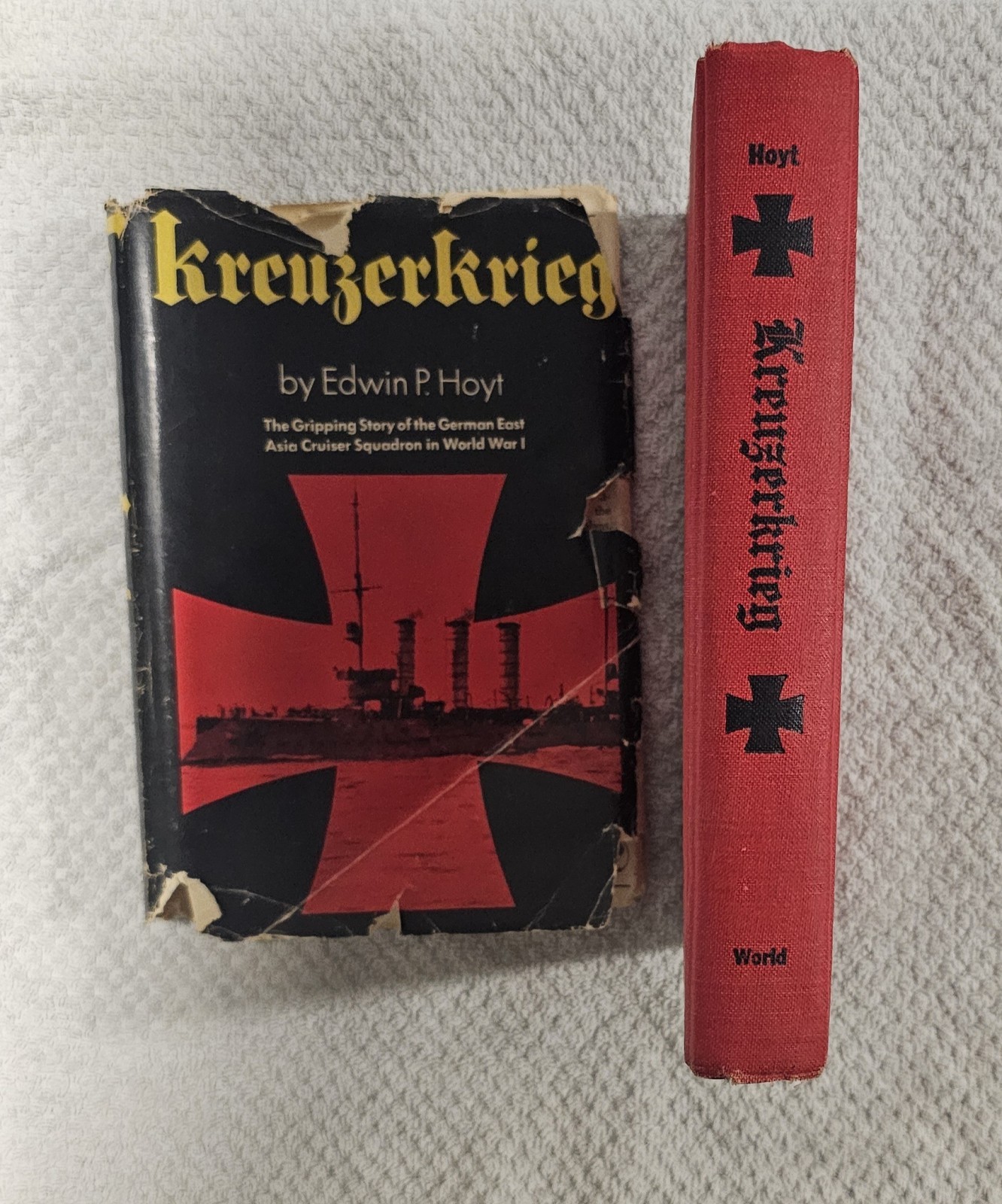 Kreuzerkrieg Edwin P Hoyt 1968 Hardcover First Edition German Cruiser WWI
