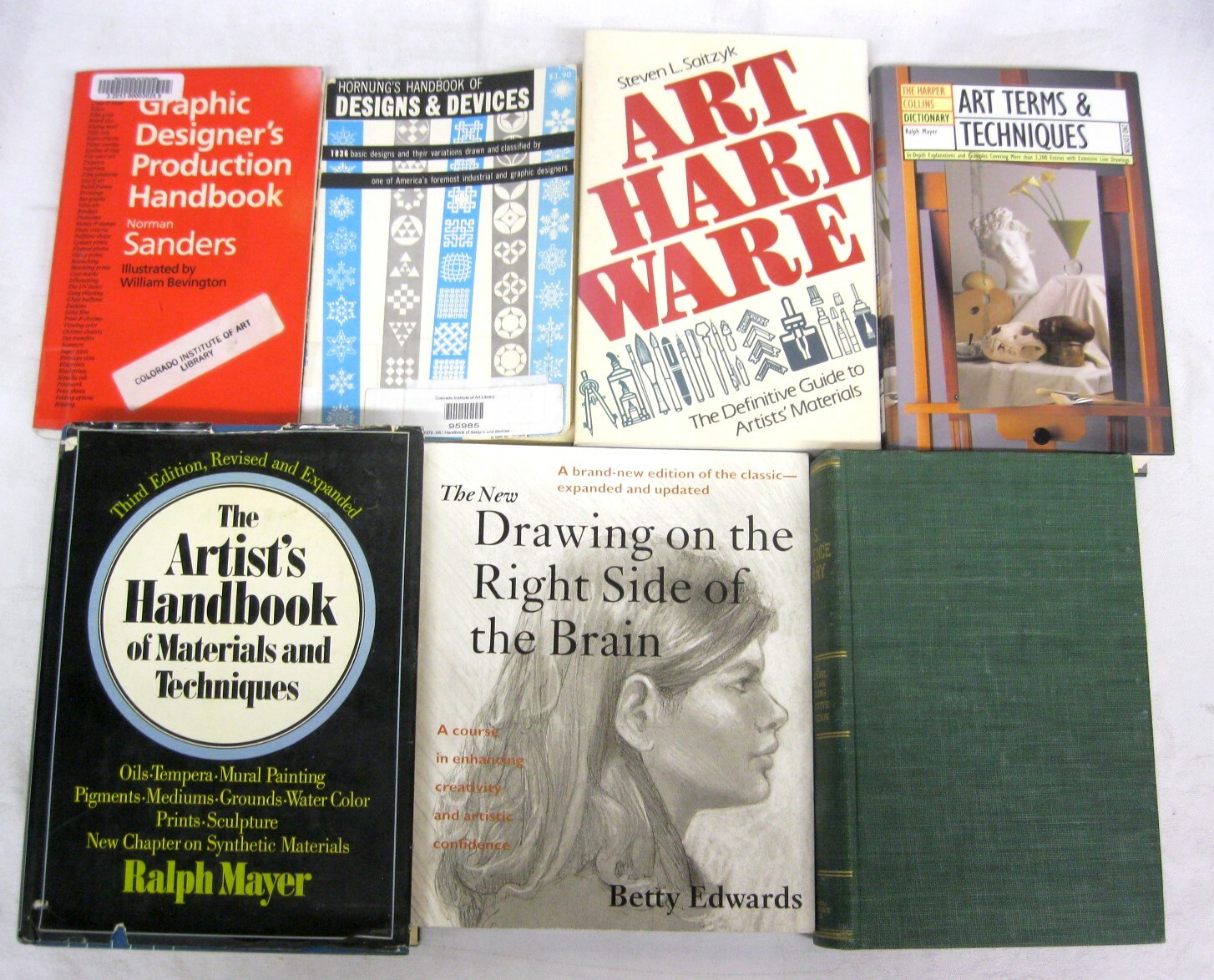 Technical Art Drawing Techniques Design Perspective Hardware Terms 7 Books