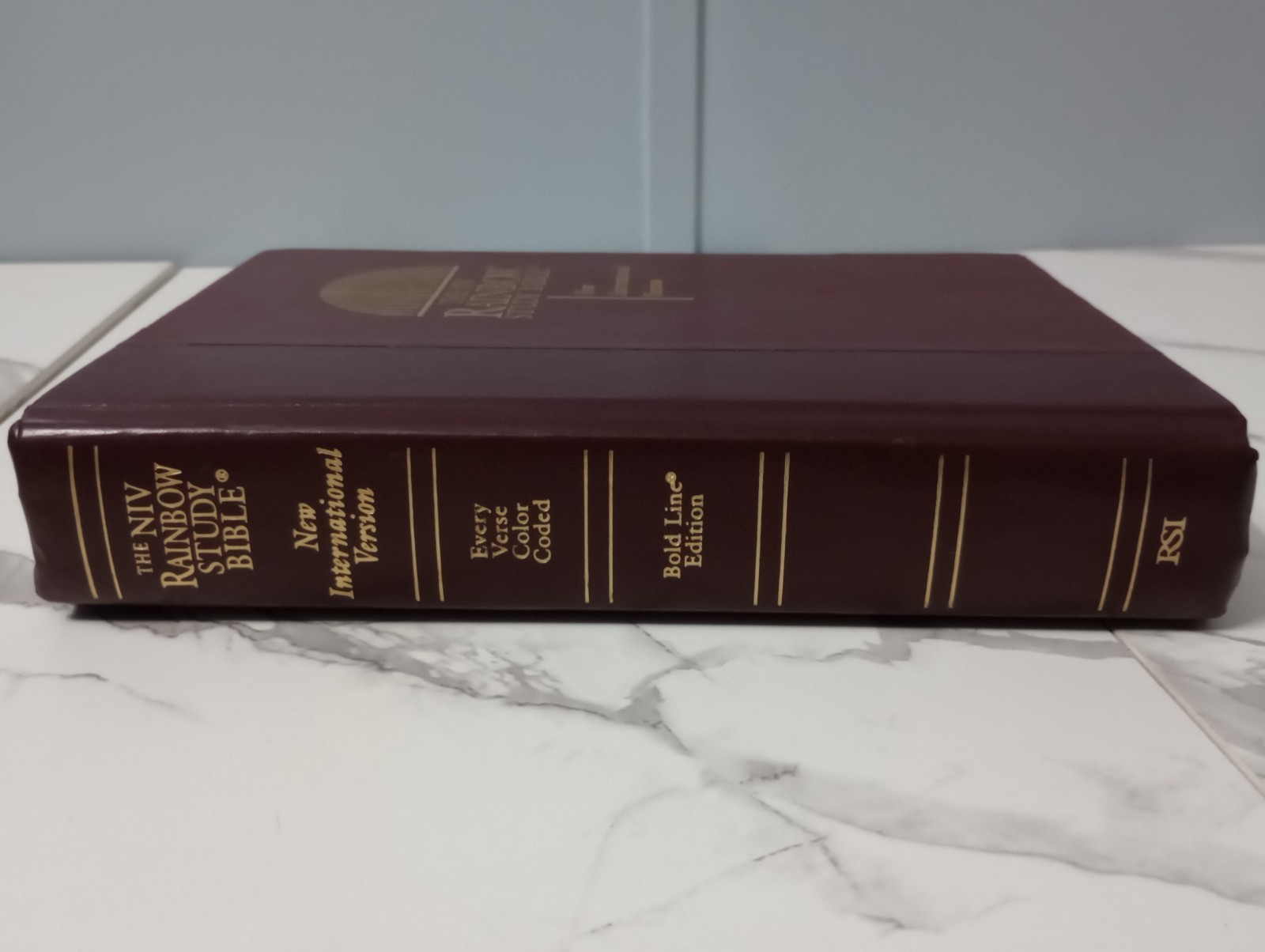 Rainbow Study Bible, NIV, 1996 Color Coded Bold Line Edition, Hardcover