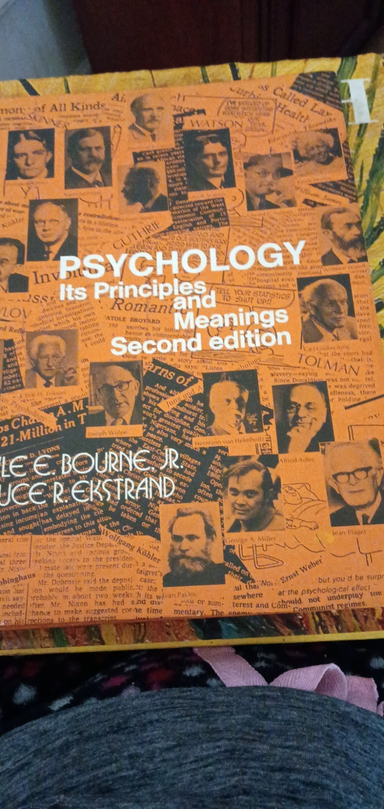 Jean Leymarie Psychology Its Principles and Meanings 2nd Ed HC 1986 Illus Signed