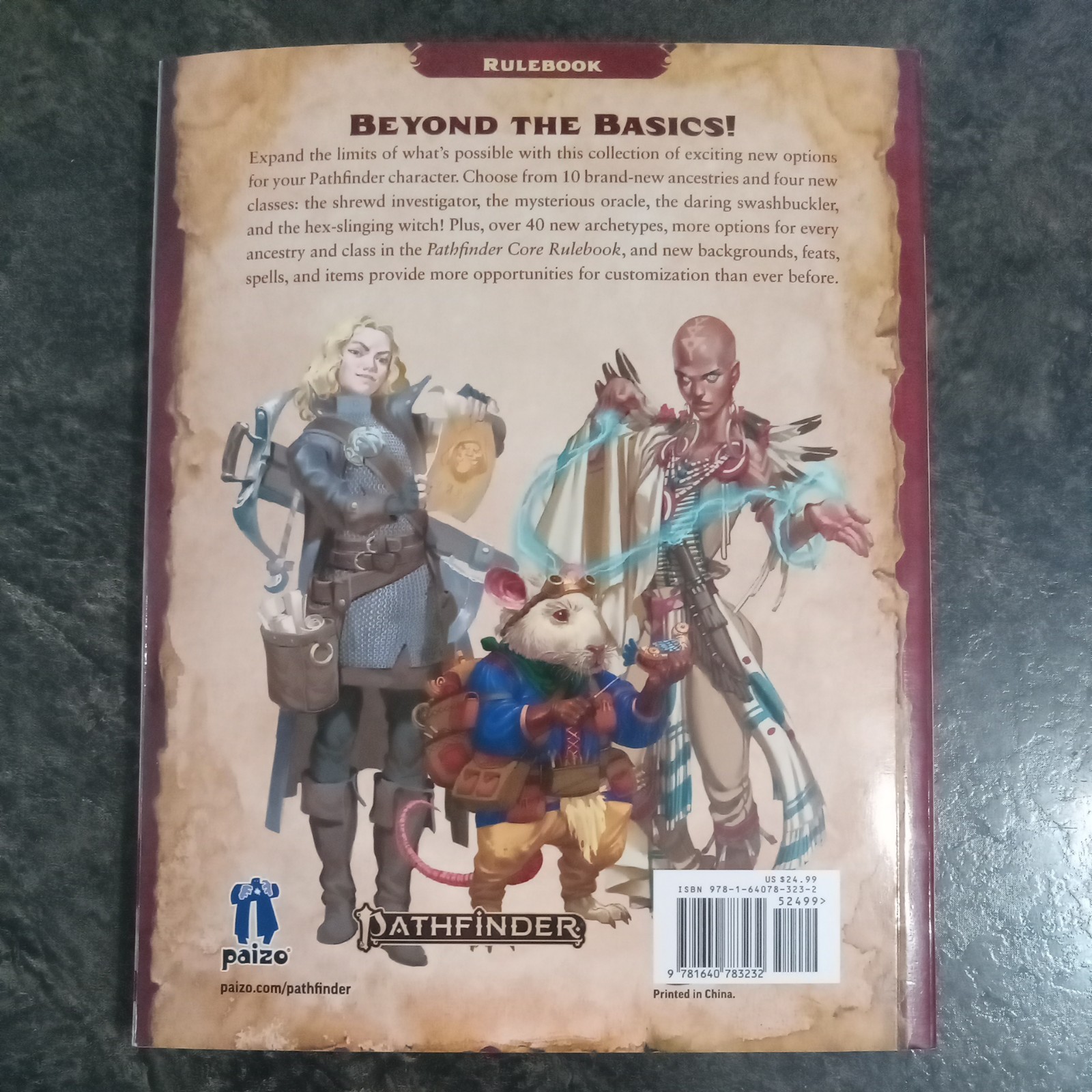 Pathfinder RPG: Advanced Player’s Guide , Second Edition Paizo PB