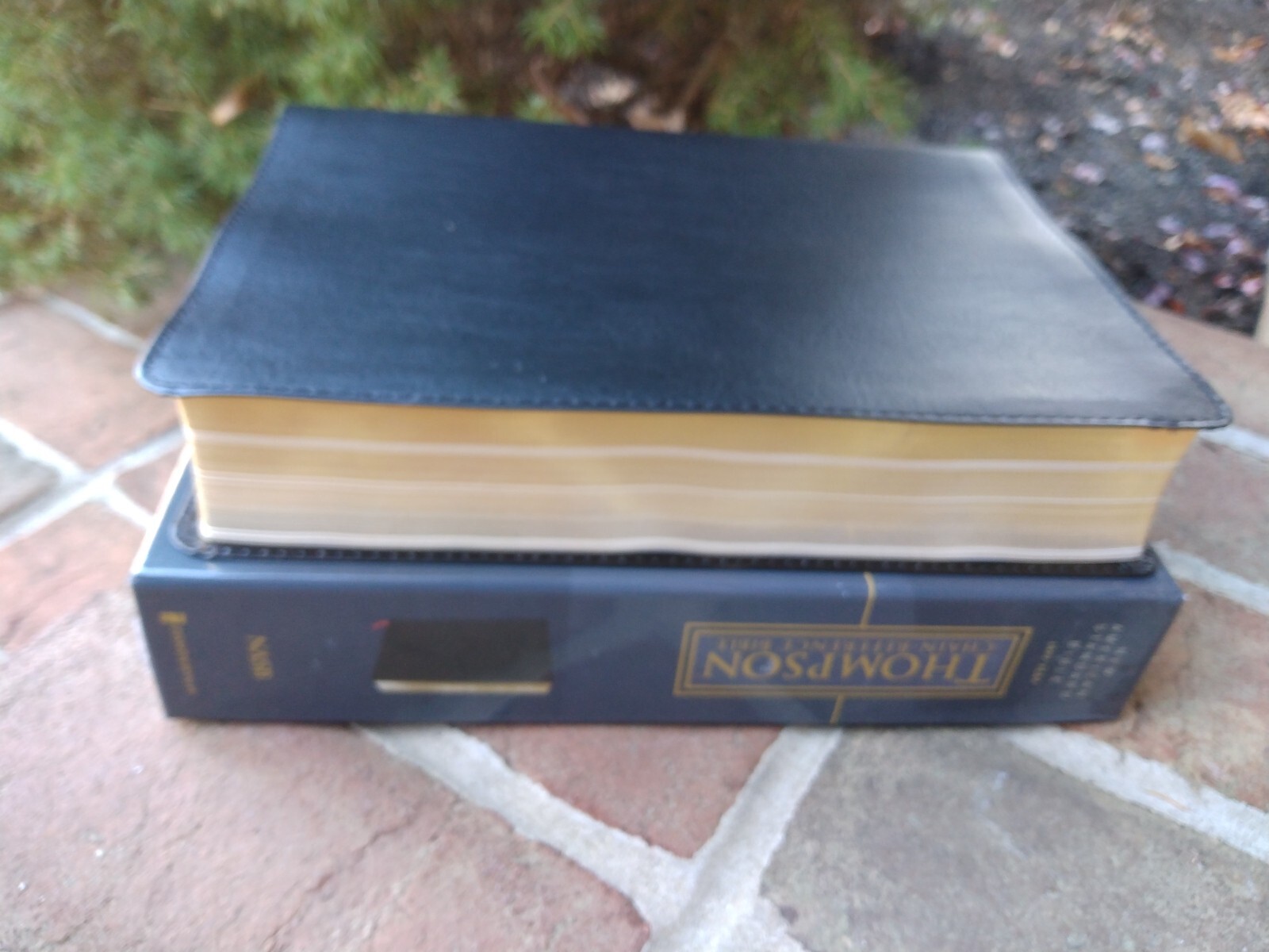 NASB 1977 Thompson Chain-Reference Bible, Bonded Leather Black, Red Letter