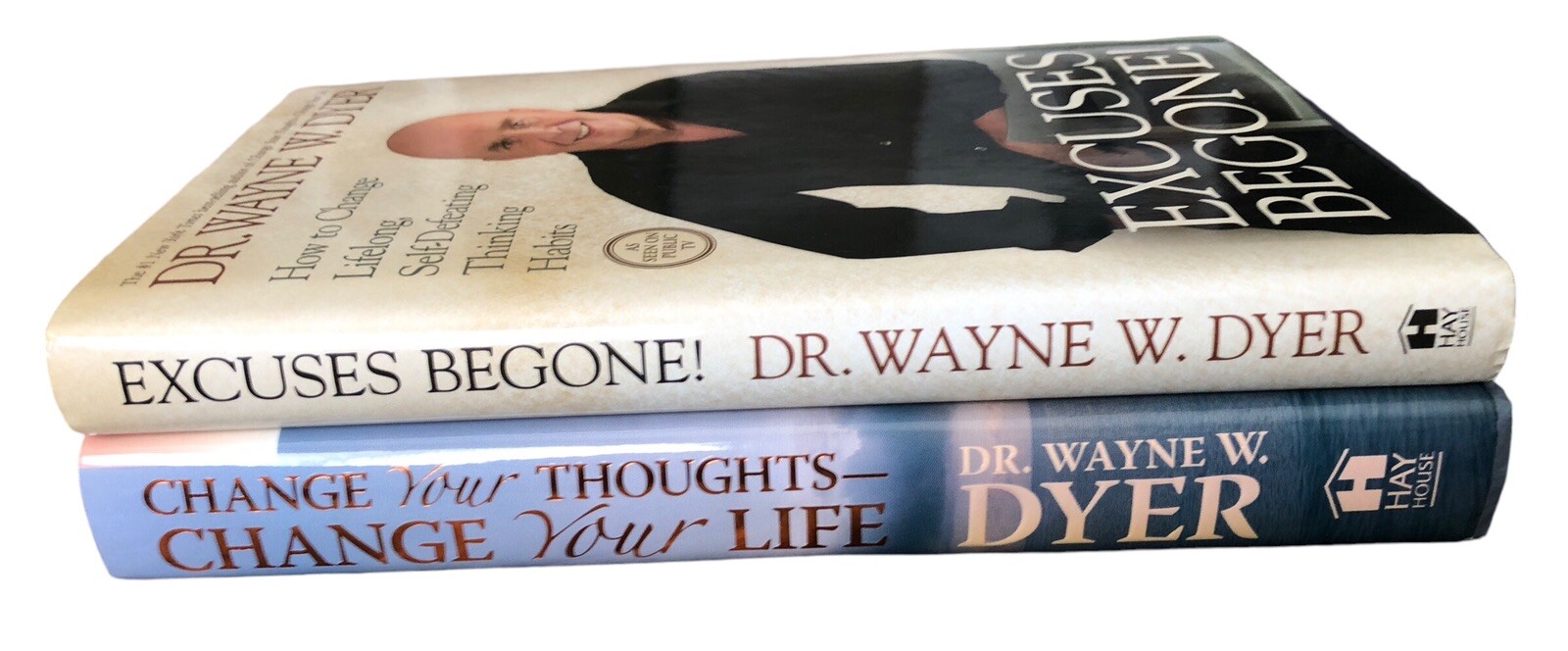 Dr. Wayne W. Dyer Self-Help Inspiration 2-Book Bundle 2009 Hay House HC