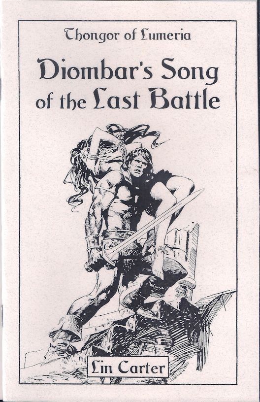 Diombar’s Song of the Last Battle – Lin Carter – Sabre Press 2025 S&S Chapbook