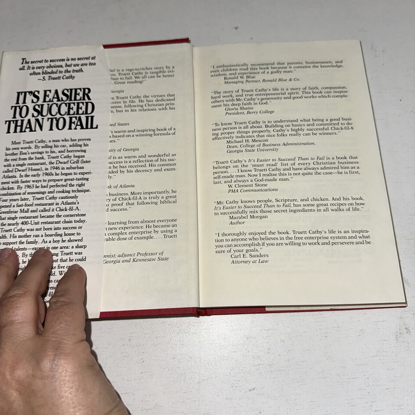 Signed By AuthorSigned By Author It’s Easier to Succeed Than to Fail