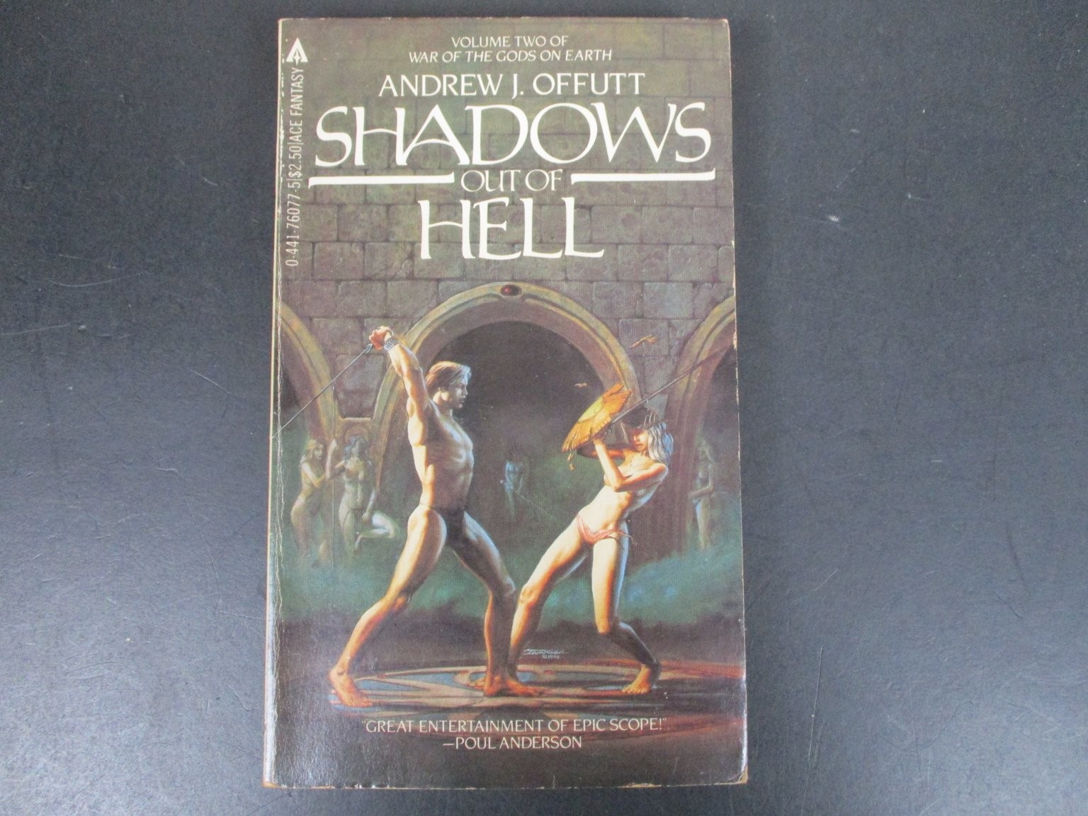 Shadows Out of Hell Andrew J. Offutt 1983 Ace Fantasy War of the Gods on Earth