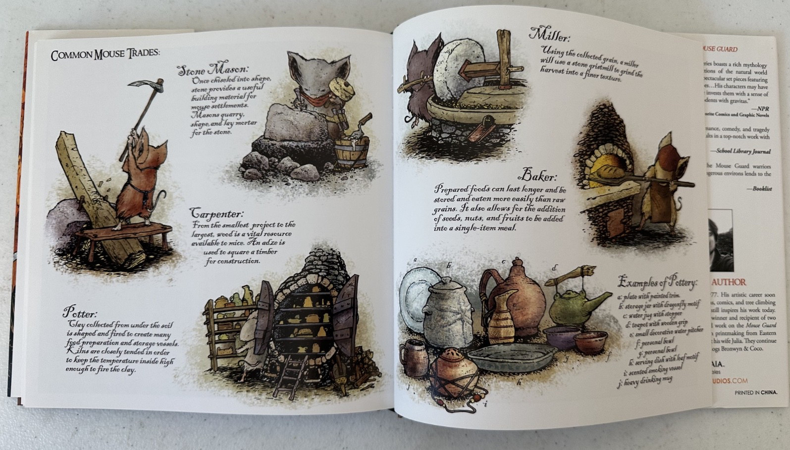 Mouse Guard Fall 1152 Baldwin the Brave Other Tales SIGNED David Petersen sketch