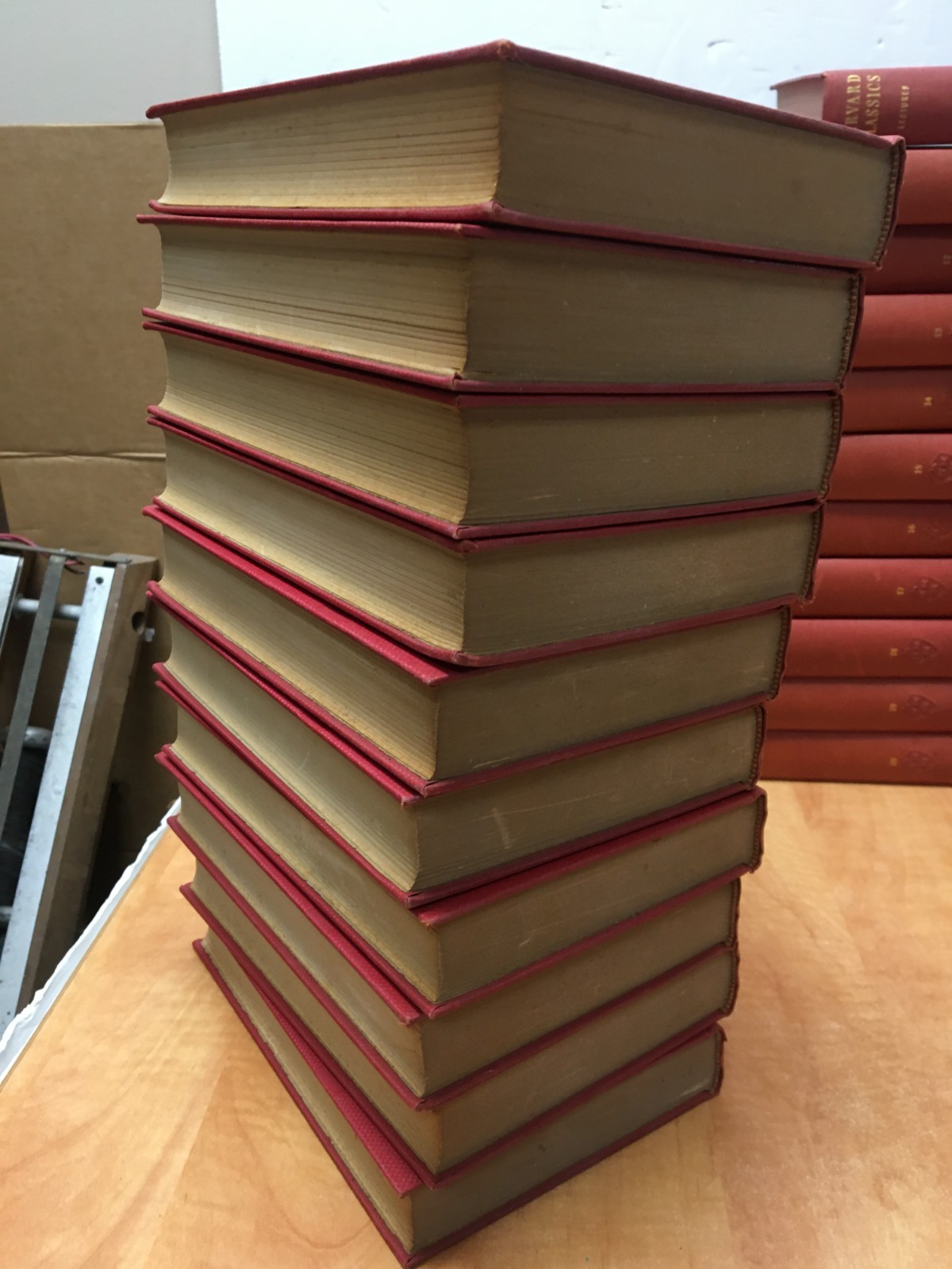 The Harvard Classics Complete 52 Volume set with lectures RARE Red 1937 /1938