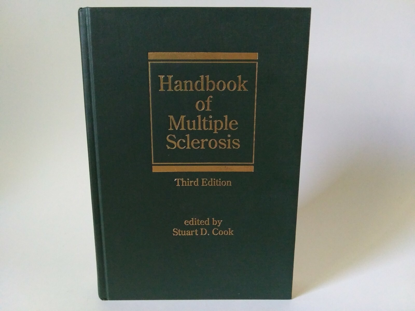 2001 “Handbook of Multiple Sclerosis”- Stuart D. Cook, CRC Press 1st Ed. HC VG