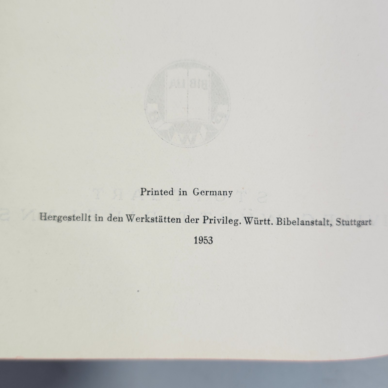 Novum Testamentum Graece New Testament Concordance in Greek 1953 Eberhard Nestle