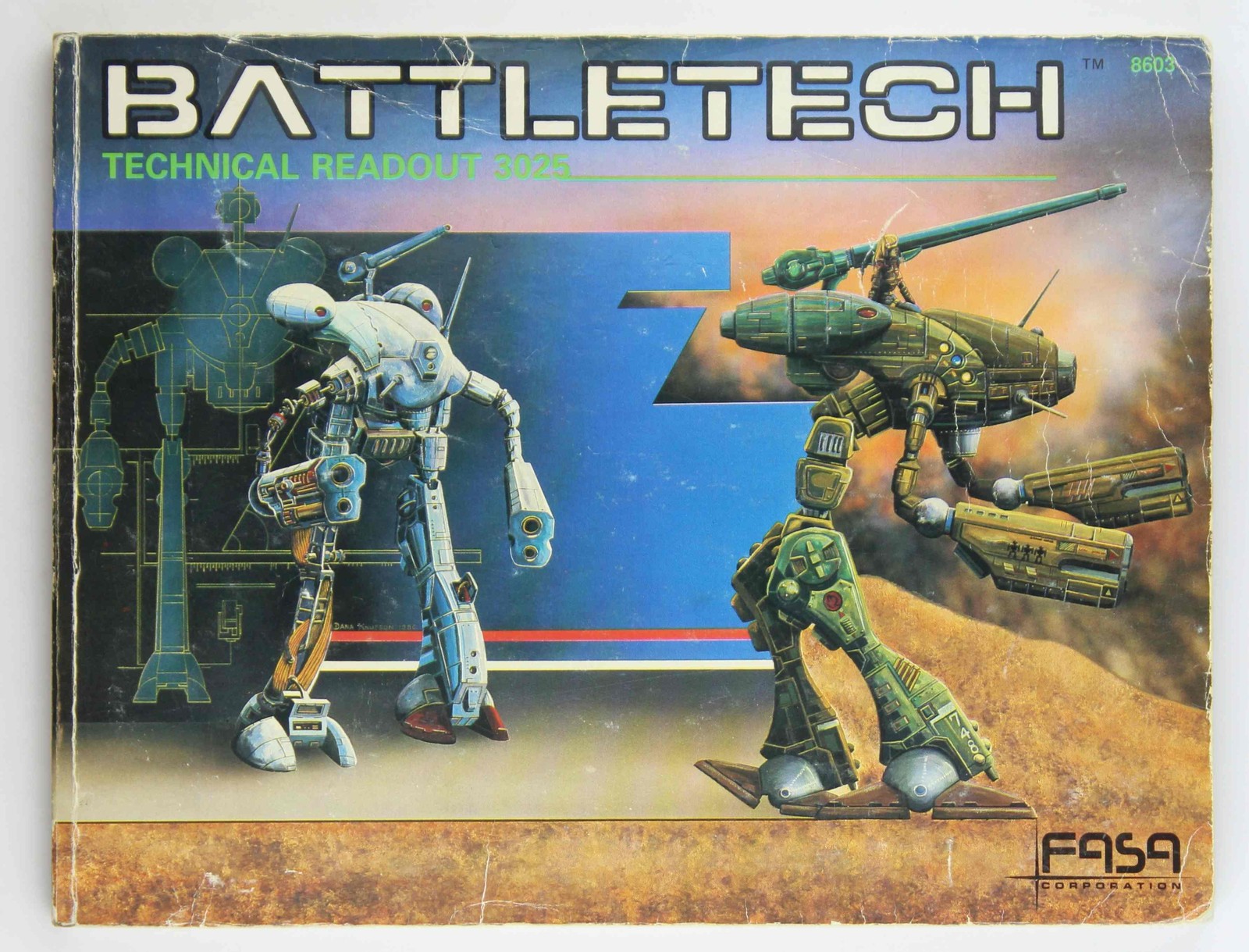 Battletech Technical Readout 3025 Fair+ Various FASA