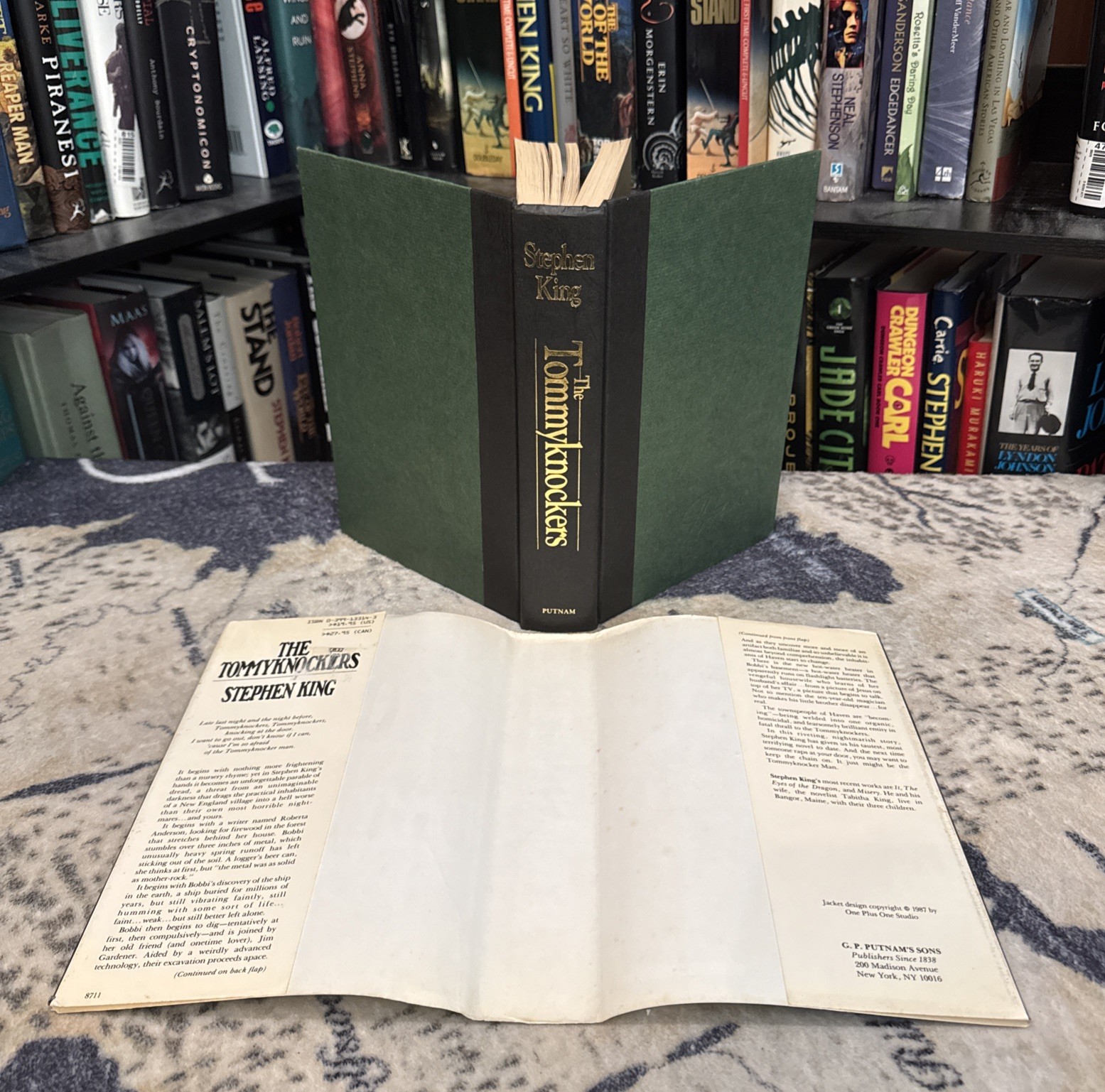 The Tommyknockers – Stephen King (1987, Hardcover) Later Printing, VG